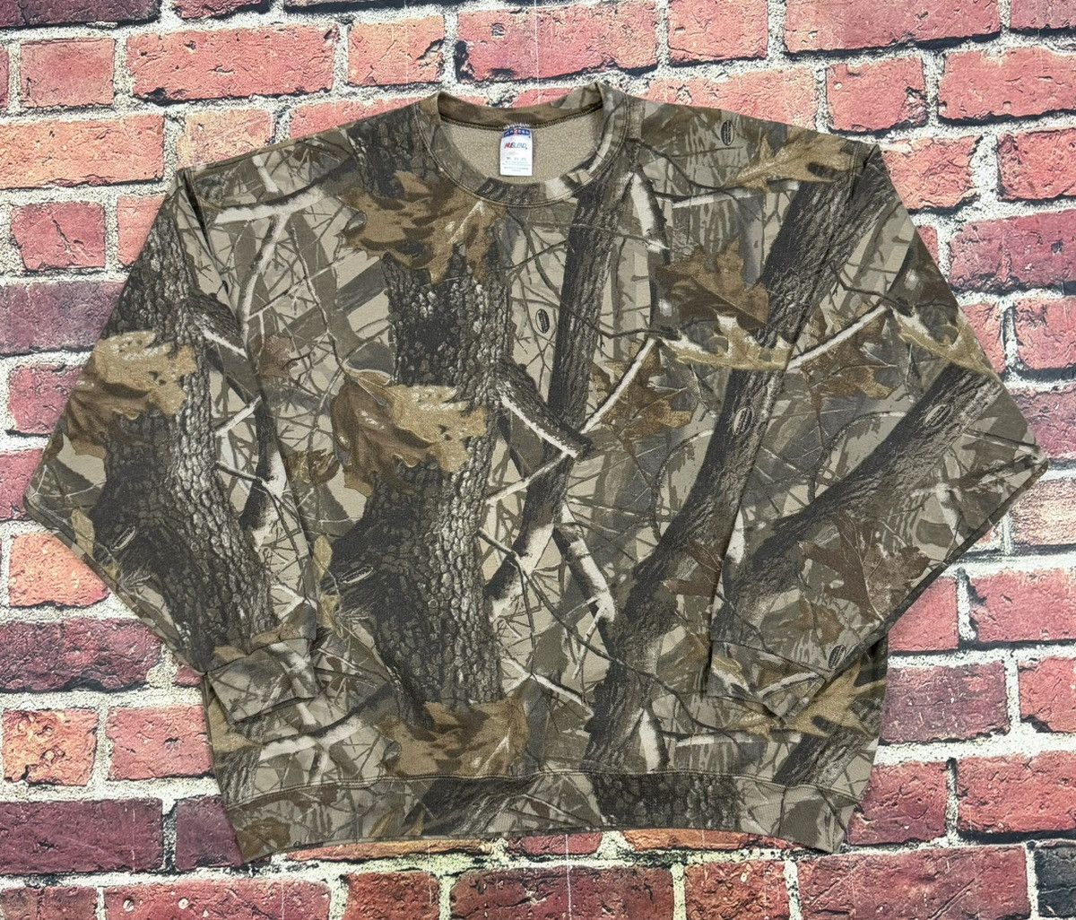 Realtree Vintage Jerzees Outdoors Camo Blank Sweatshirt RealTree 3XL Size US XXL / EU 58 / 5 - 1 Thumbnail