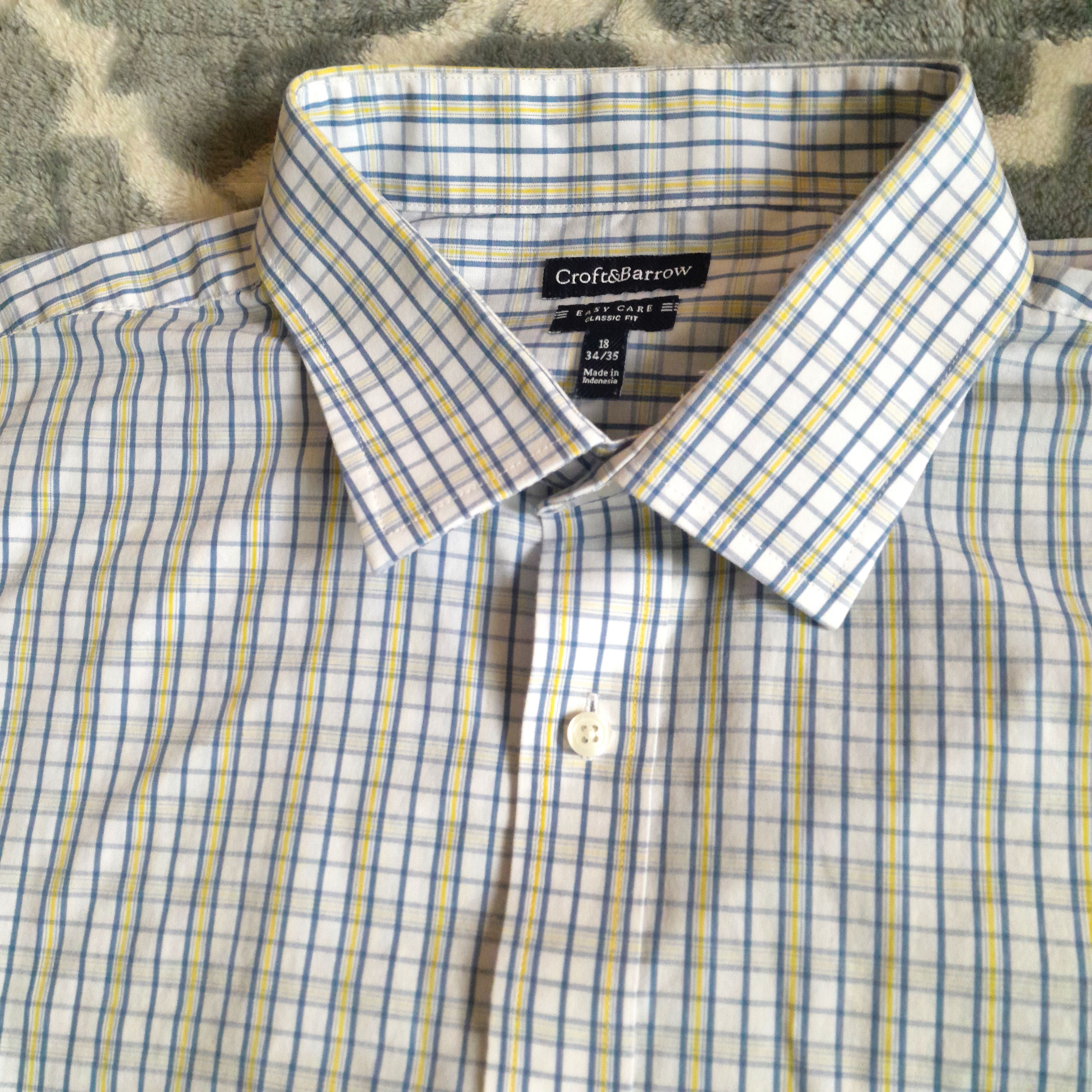 Croft & Barrow Croft & Barrow Men’s multicolor Plaid Long sleeve Shirt Size US XL / EU 56 / 4 - 4 Thumbnail