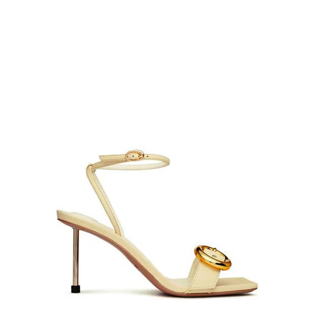 Jacquemus o1g2r1mq1024 Regalo Mule Sandals in Ivory Size US 9 / IT 39 - 1 Thumbnail