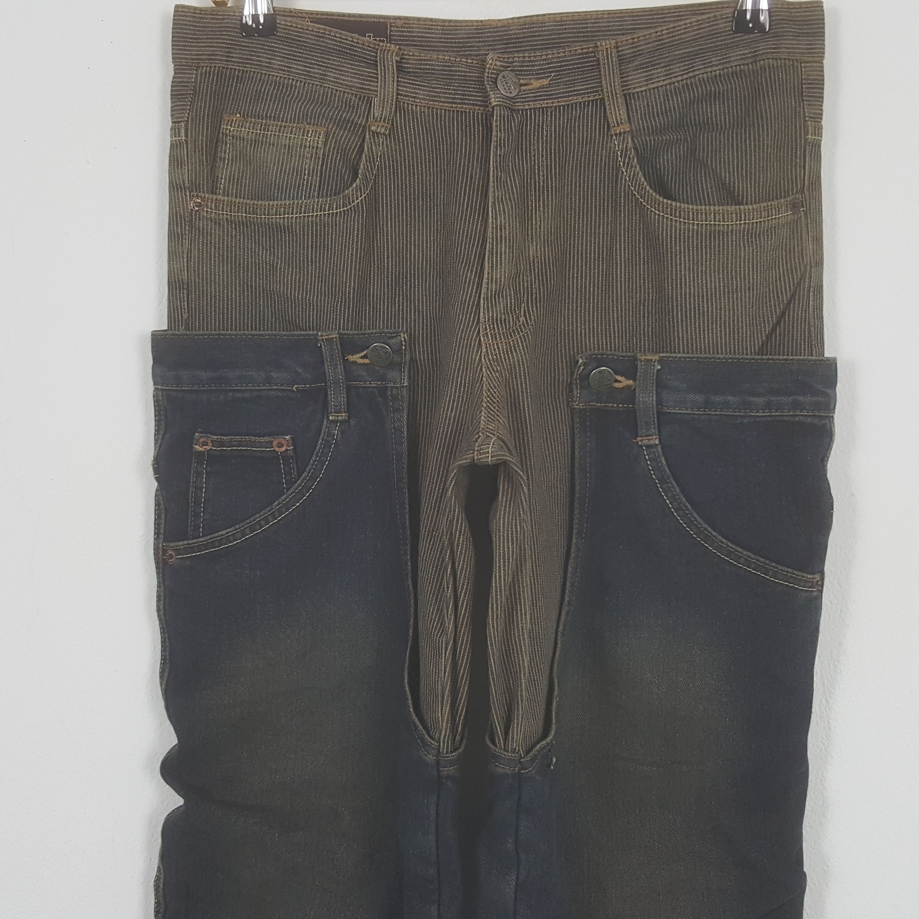 If Six Was Nine Vintage Winden Rare Double Waist Japanese Denim Jeans Size US 30 / EU 46 - 2 Thumbnail