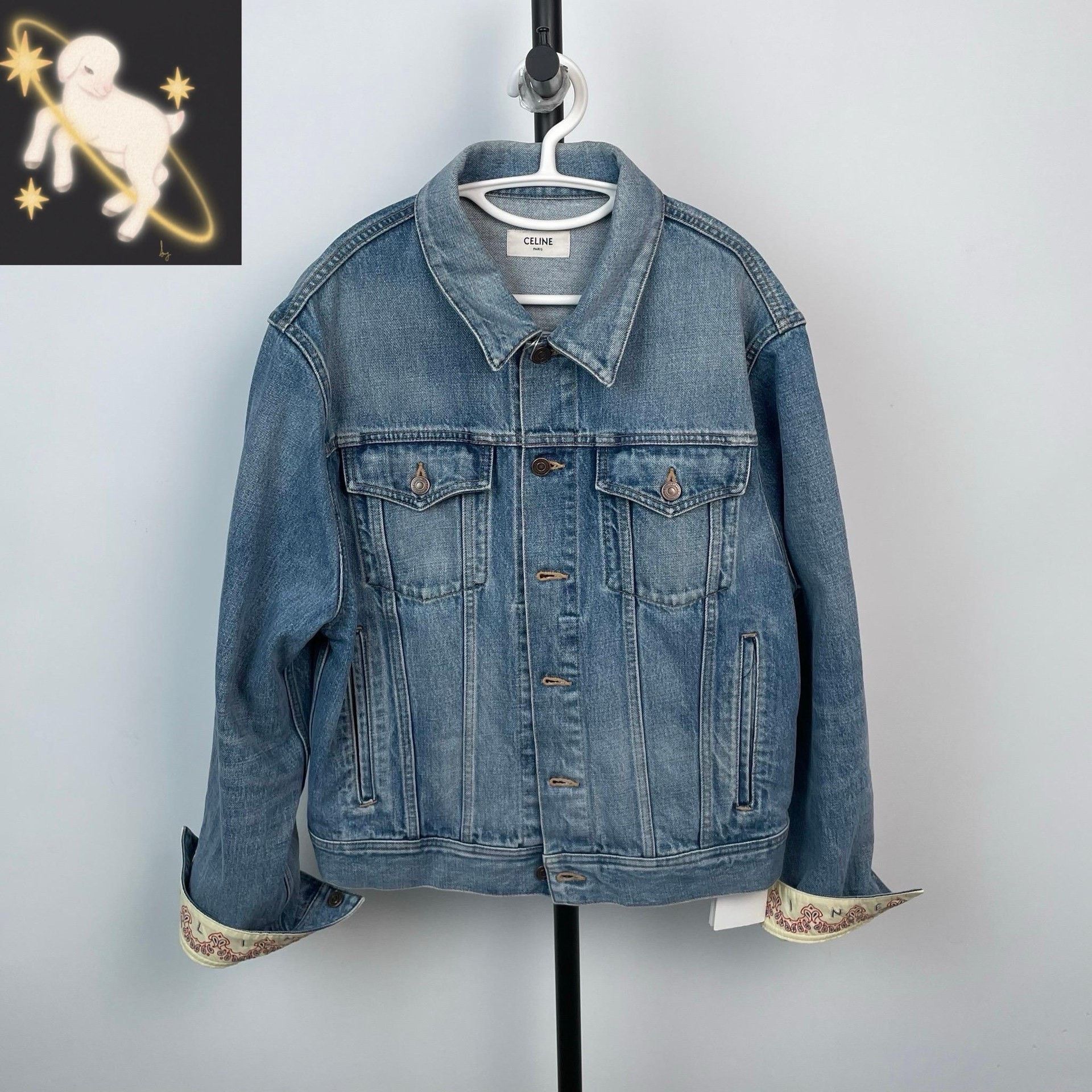 Celine Celine Denim Blue Jacket M Women Size M / US 6-8 / IT 42-44 - 1 Thumbnail