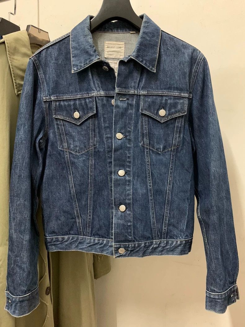 Helmut Lang HELMUT LANG size44 Classic short denim jacket Size US S / EU 44-46 / 1 - 1 Thumbnail