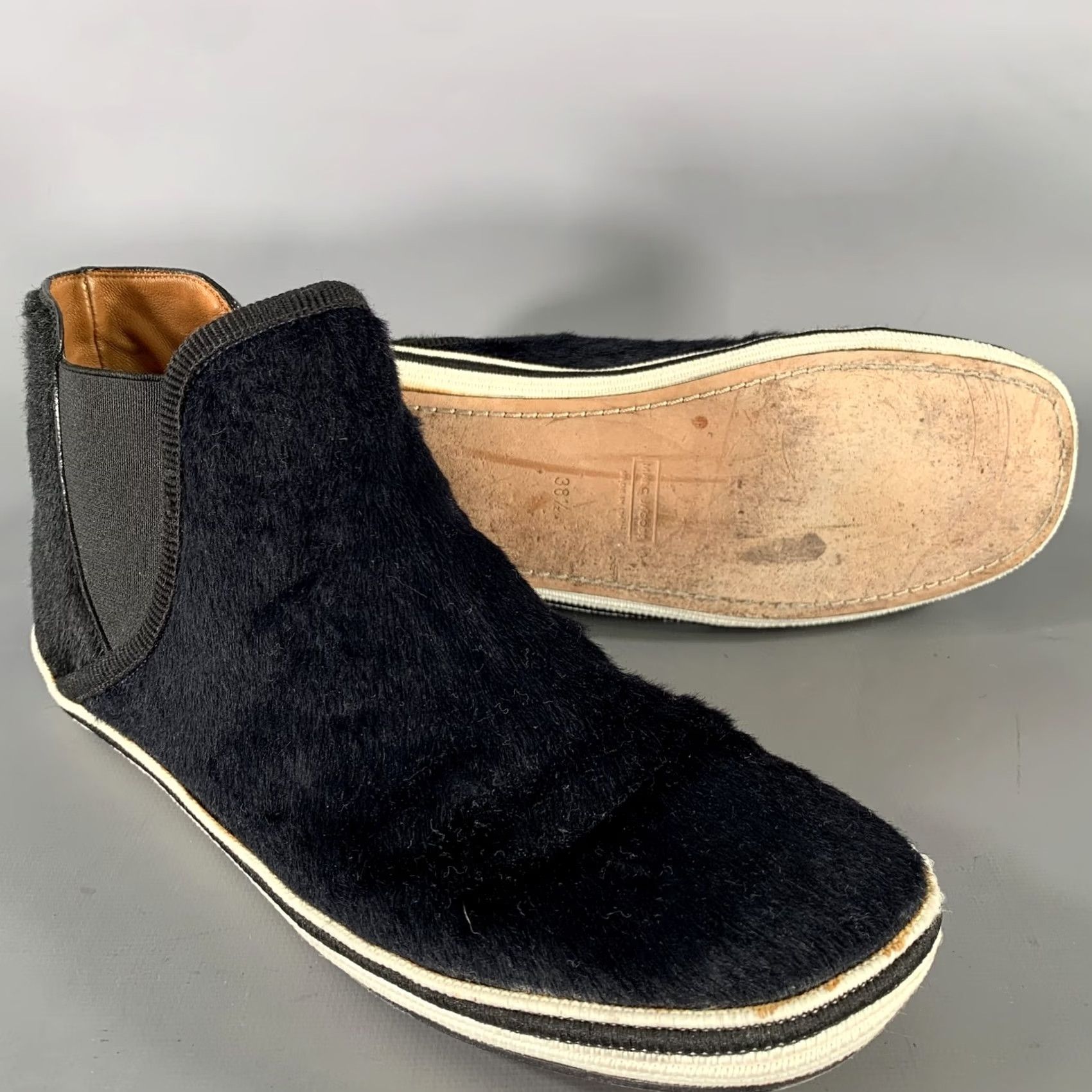 Marc Jacobs MARC JACOBS Black Leather Calfskin Chelsea Flats Size 8 Women Size US 8 / IT 38 - 5 Thumbnail
