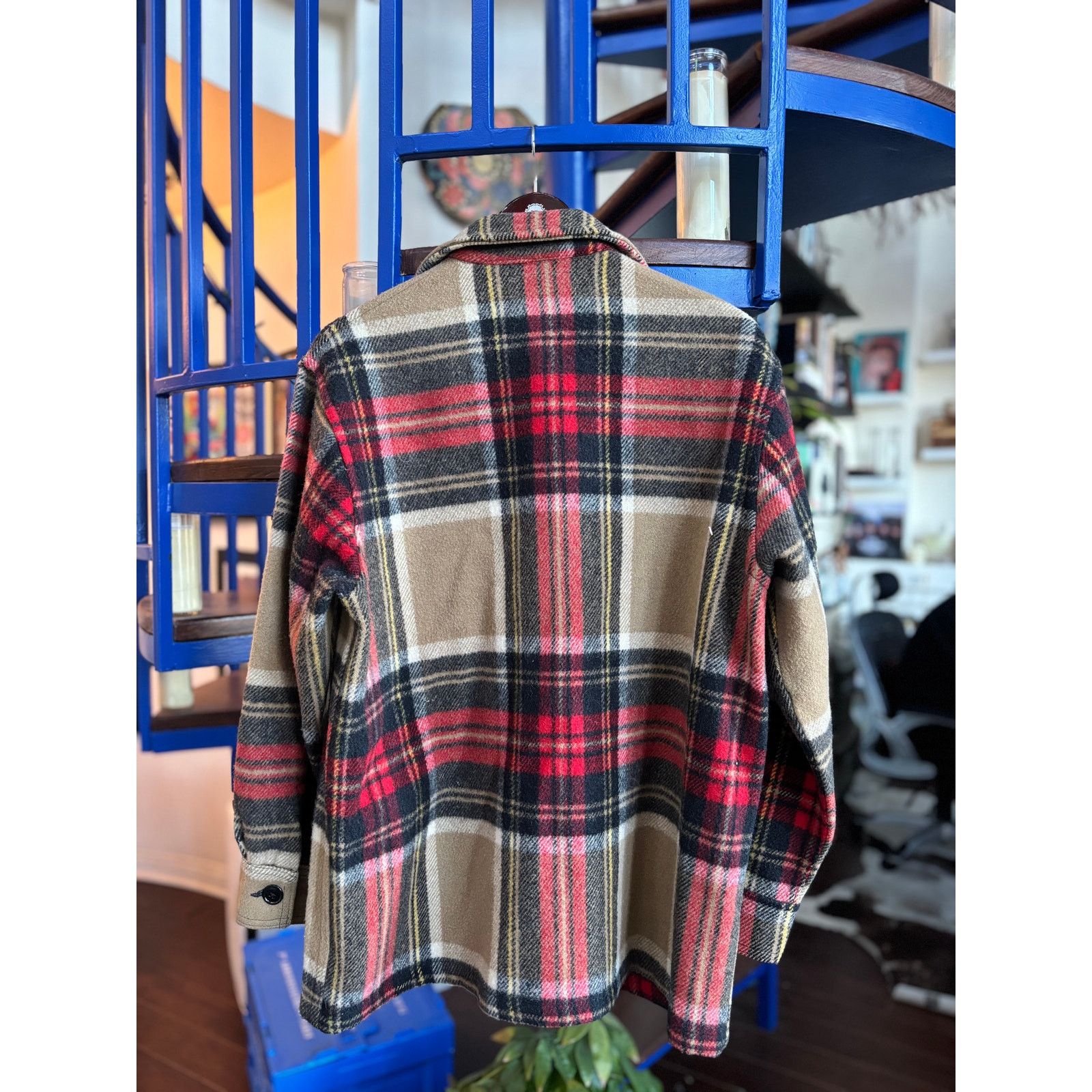 Vintage Bemidji Woolen Mills Red Plaid Wool Cruiser Jacket Size M Size US M / EU 48-50 / 2 - 2 Thumbnail