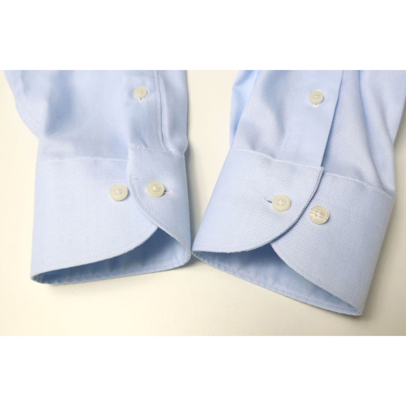 Suitsupply Suitsupply Traveller Slim Fit Formal Shirt Blue Spread Button Up 43L/17L Men’s Dress Shirt Slim 100% Cotton Long Sleeve Shirt Mens Size 46R - 5 Thumbnail