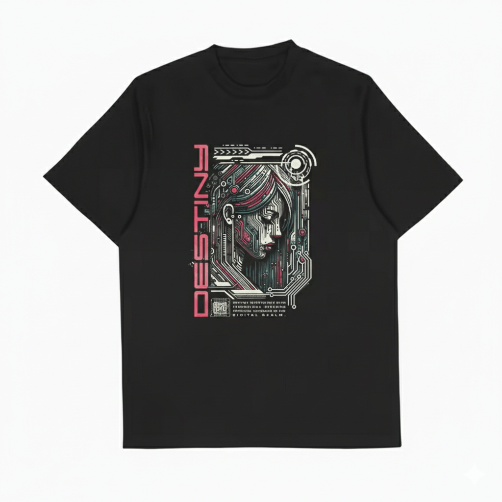 Other Y2K Street Retro Destiny Girl High Quality Black T-Shirt Size US S / EU 44-46 / 1 - 1 Thumbnail