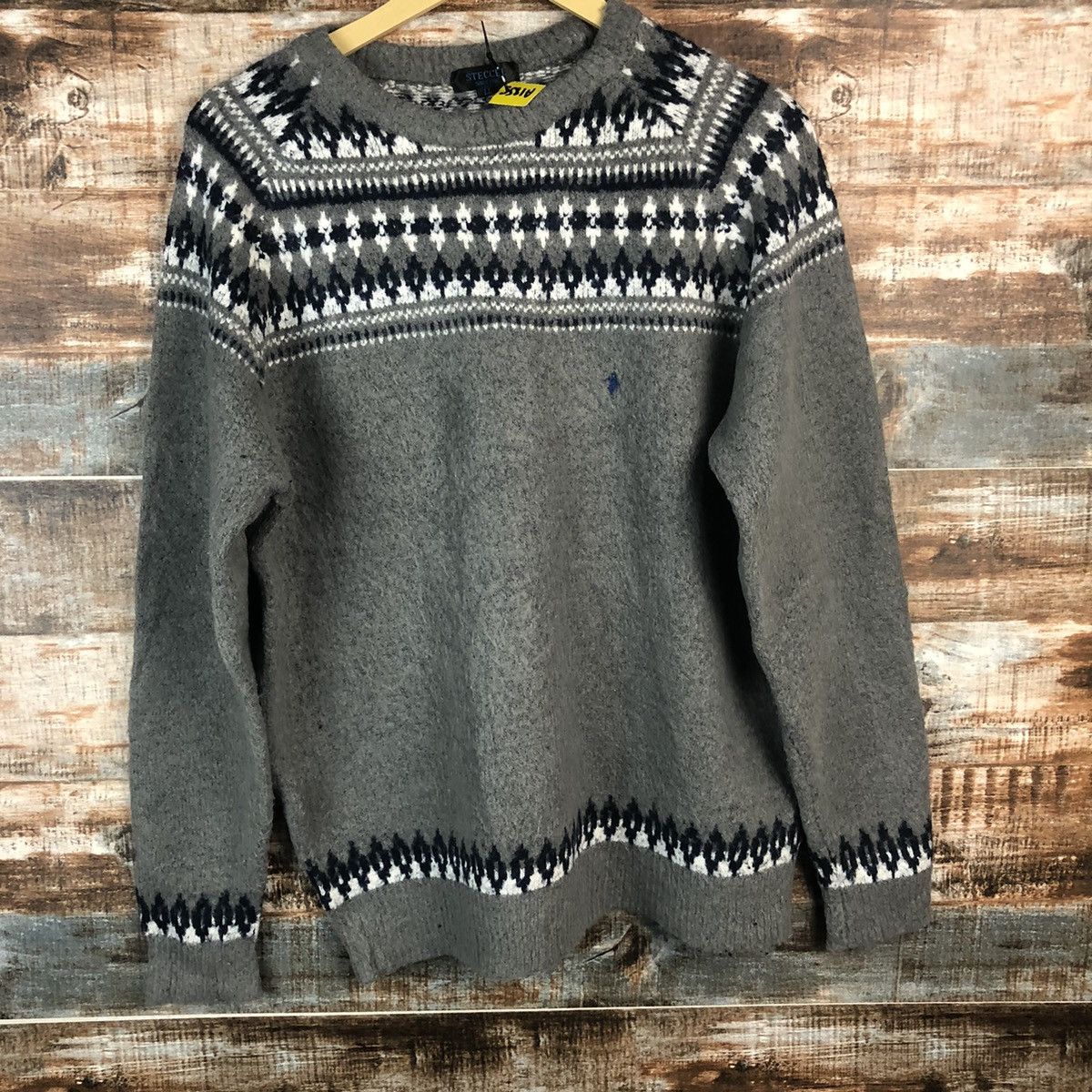 Japanese Brand Steccel Grey vintage Knitwear #A1855 Size M / US 6-8 / IT 42-44 - 3 Thumbnail
