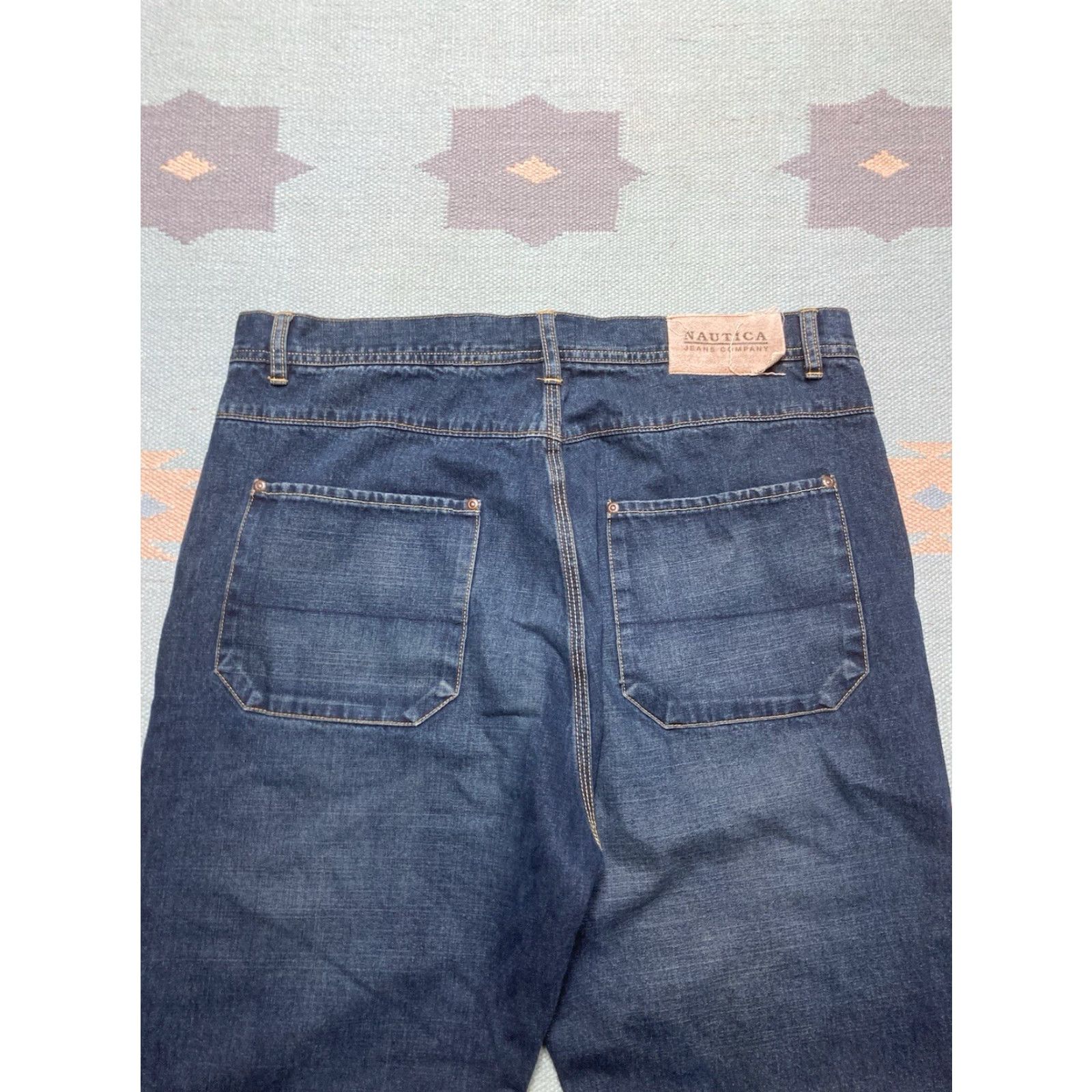 Nautica Vintage Y2K Nautica Wide Leg Dark Wash Jeans 38 Regular Blue User: Vintage Y2K Nautica Wide Leg Dark Wash Jeans Size 38 Regular Blue Size US 38 / EU 54 - 3 Thumbnail