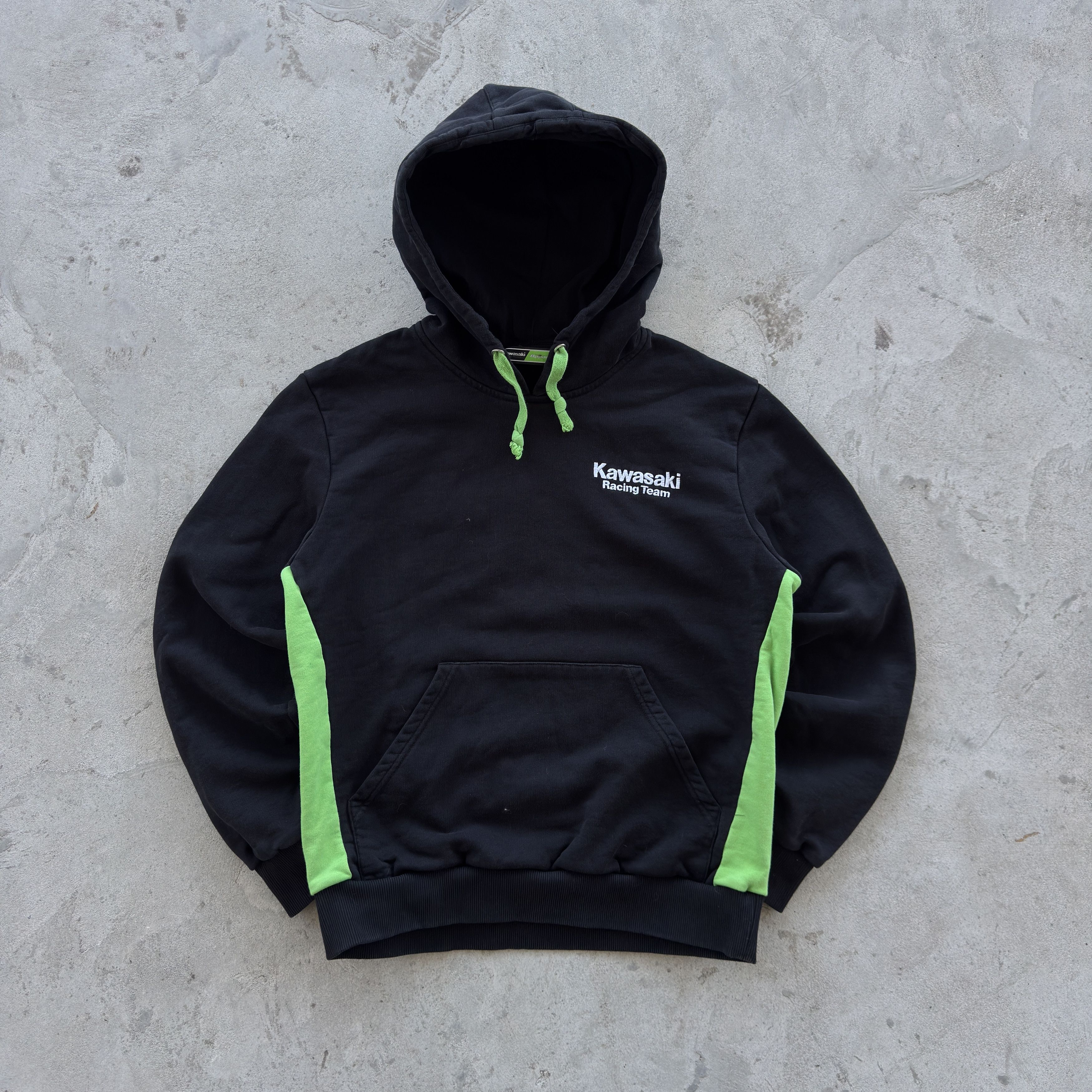 Vintage Vintage Kawasaki Genuine Apparel Hoodie Racing Team Size US L / EU 52-54 / 3 - 1 Thumbnail