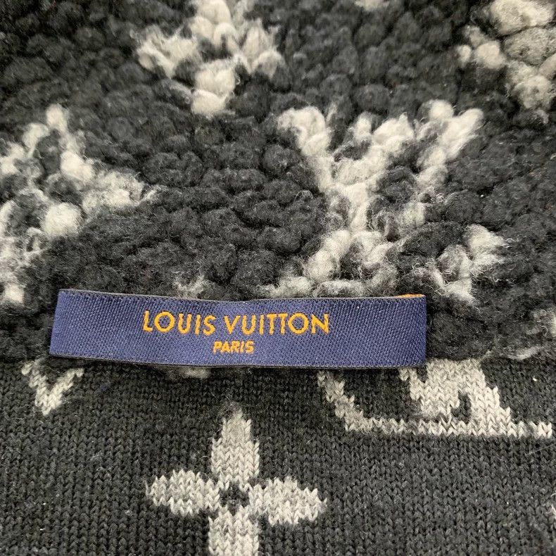 Louis Vuitton LOUIS VUITTON Teddy Jacket in black with full print and flo Size US XL / EU 56 / 4 - 6 Thumbnail