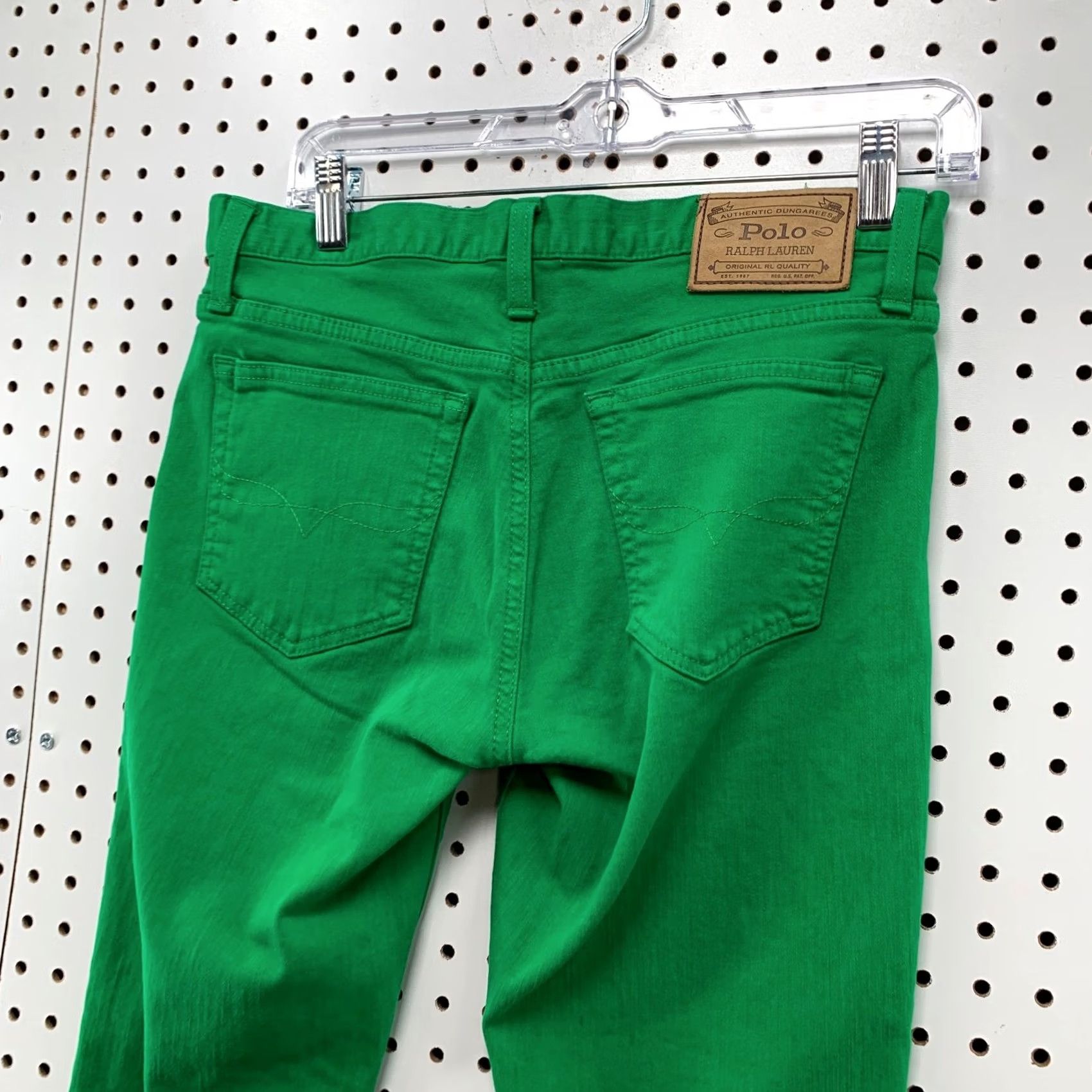Polo Ralph Lauren Polo Ralph Lauren Denim Jeans Womens 29 Green Tompkins Skinny Crop 29x27 Size 29" - 7 Thumbnail