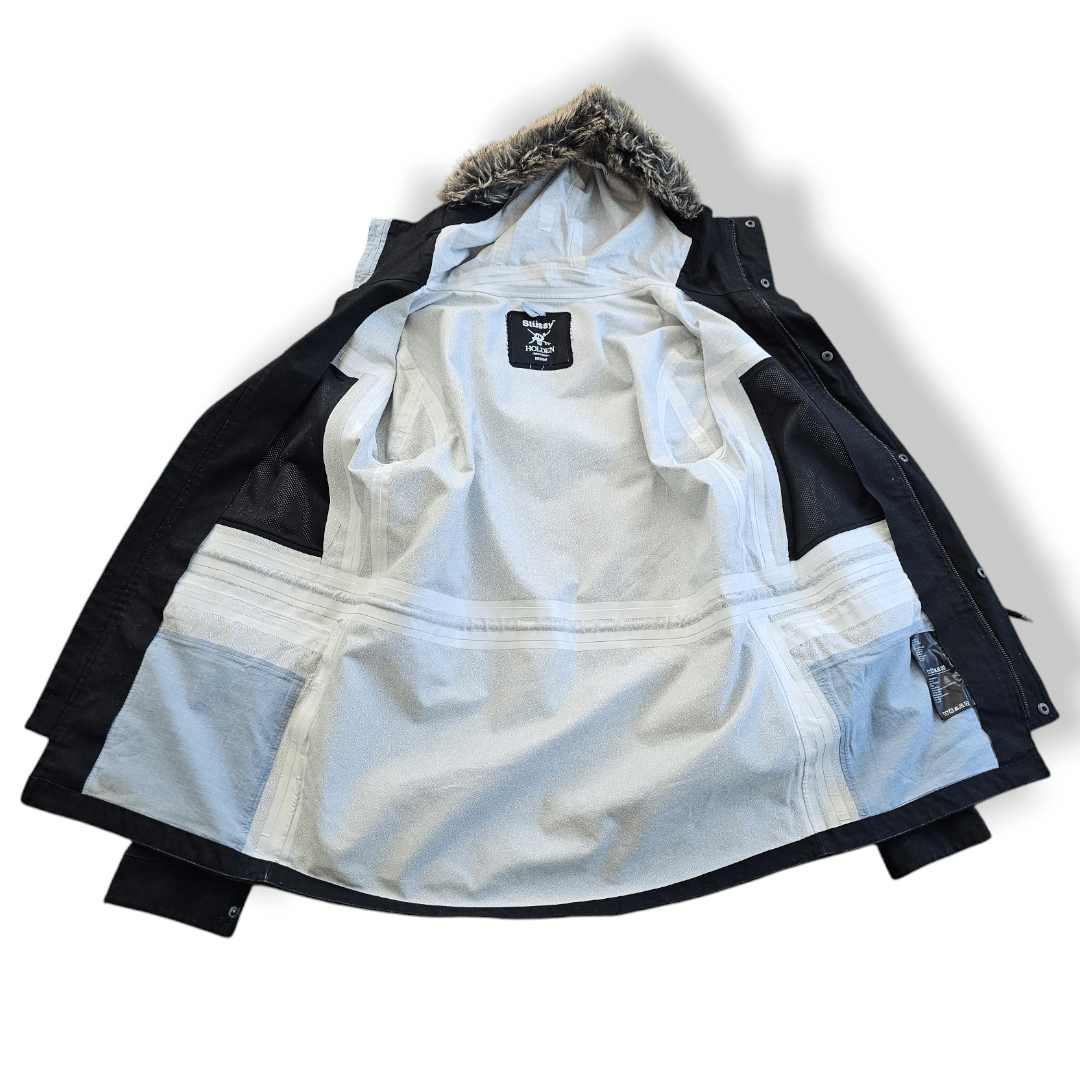 Holden Outerwear × Stussy Stussy X Holden 2012 Collab Black Hooded Ski/Snowboard Parka Size US M / EU 48-50 / 2 - 7 Thumbnail