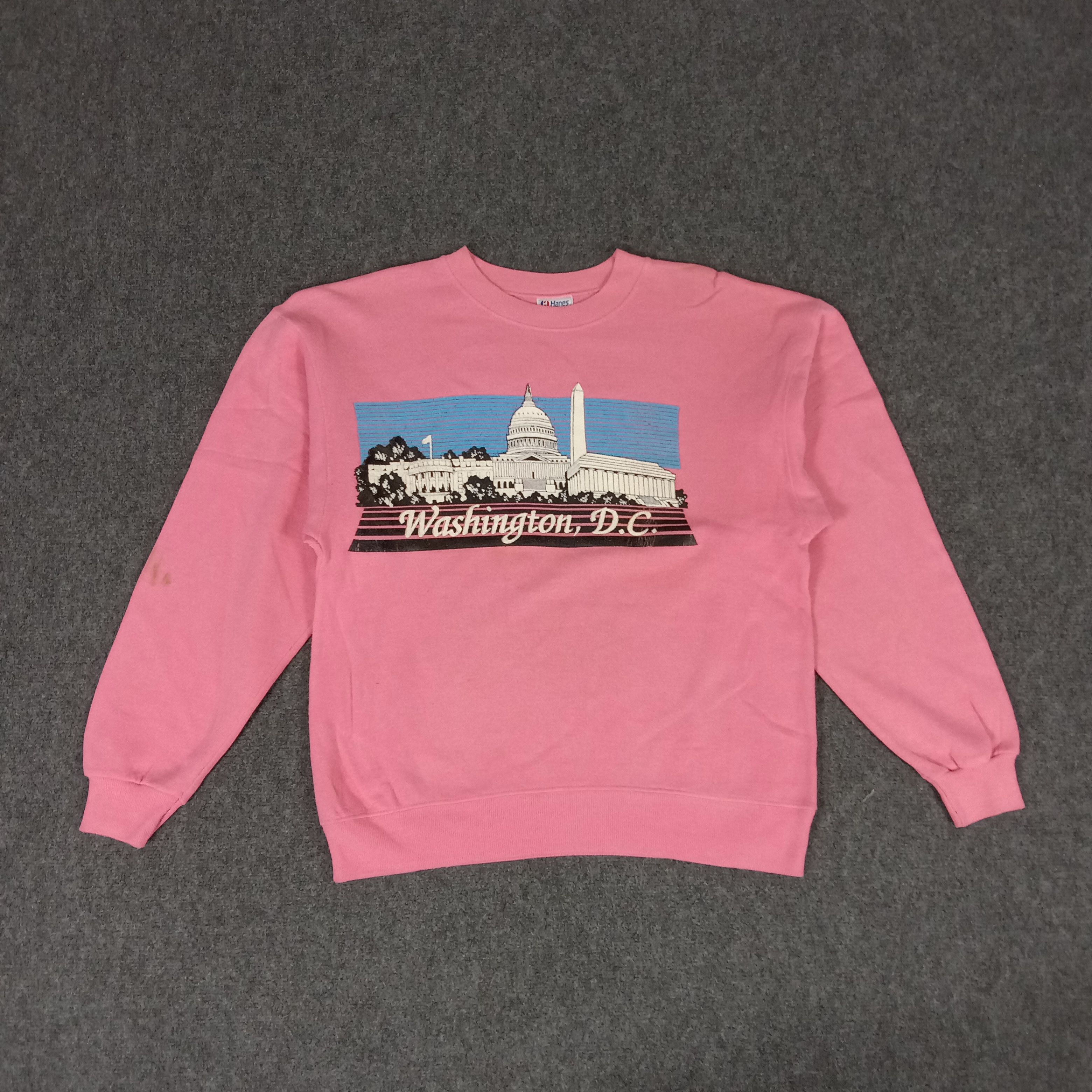 Vintage Washington D.C. American Travel State Sweatshirt Size US L / EU 52-54 / 3 - 1 Thumbnail