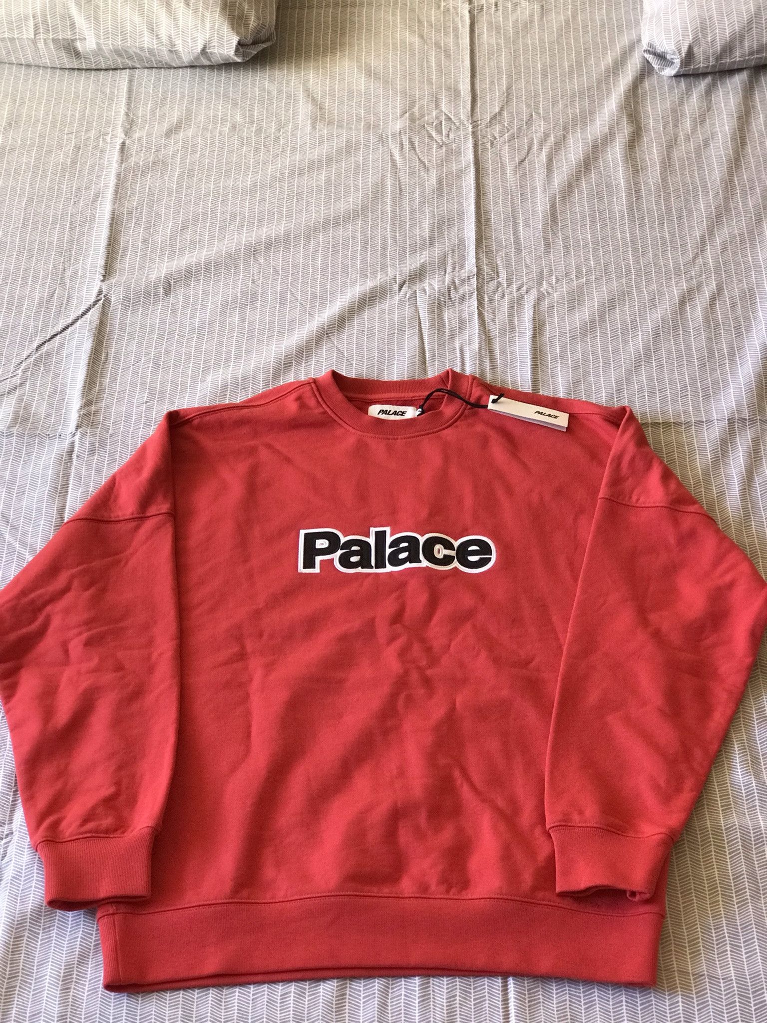 Palace Palace Word Crew FW 21 Embroidered Logo Size US XL / EU 56 / 4 - 2 Thumbnail