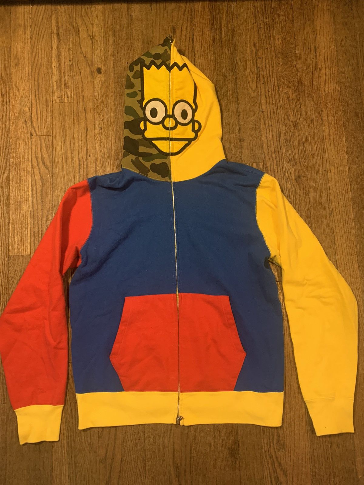 Bart simpson bape hoodie clearance
