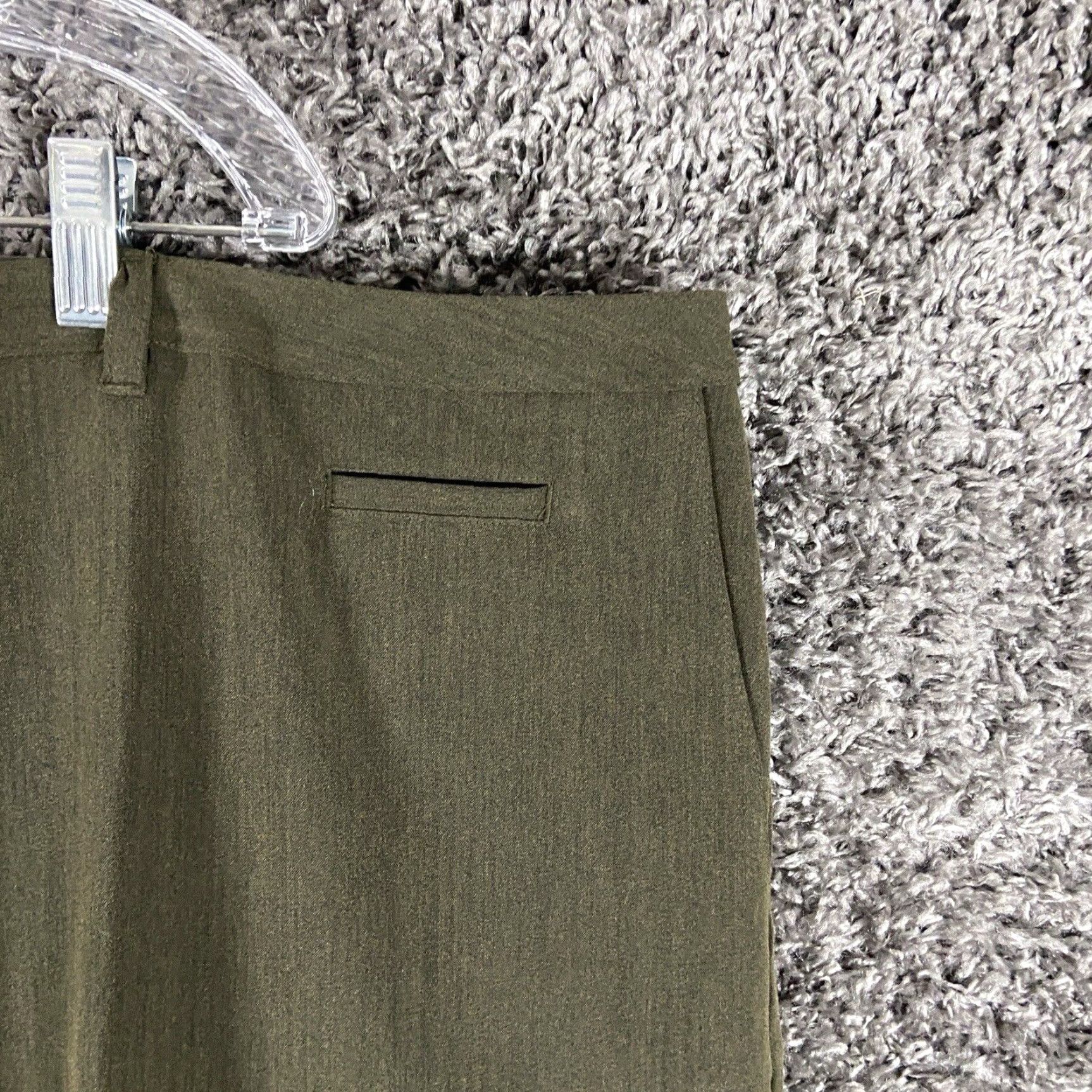 Avenue NEW Avenue Dress Pants Women 26 Green Stretch Size 26" / US 2 / IT 38 - 3 Thumbnail