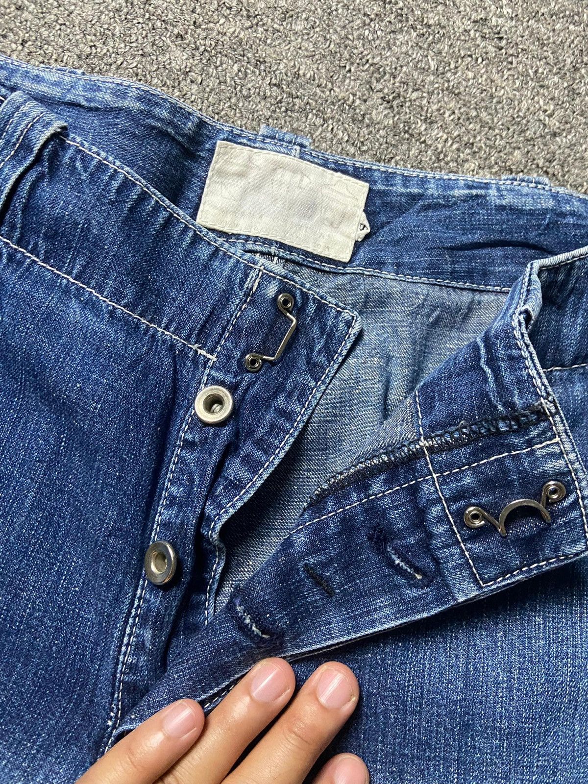 Japanese Brand Japanese Brand Double Knee Denim Jeans (171) Size US 32 / EU 48 - 9 Thumbnail