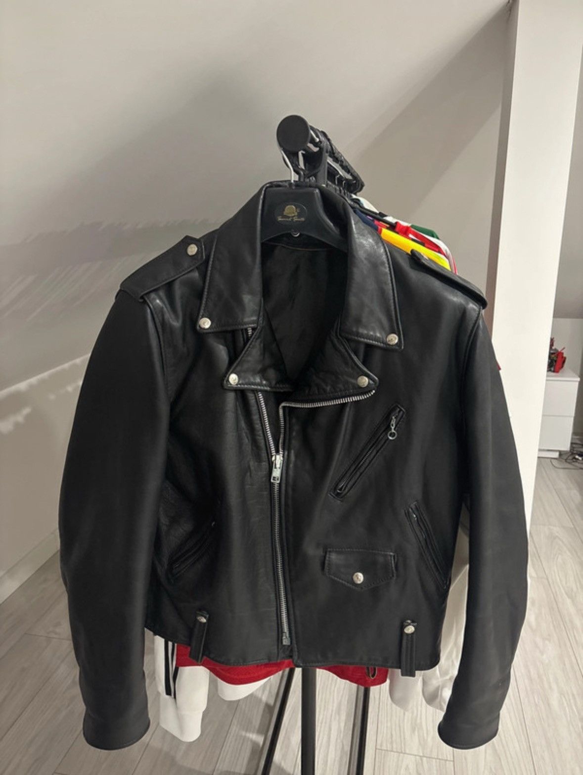 Schott Schott Leather Jacket vintage Size US L / EU 52-54 / 3 - 1 Thumbnail
