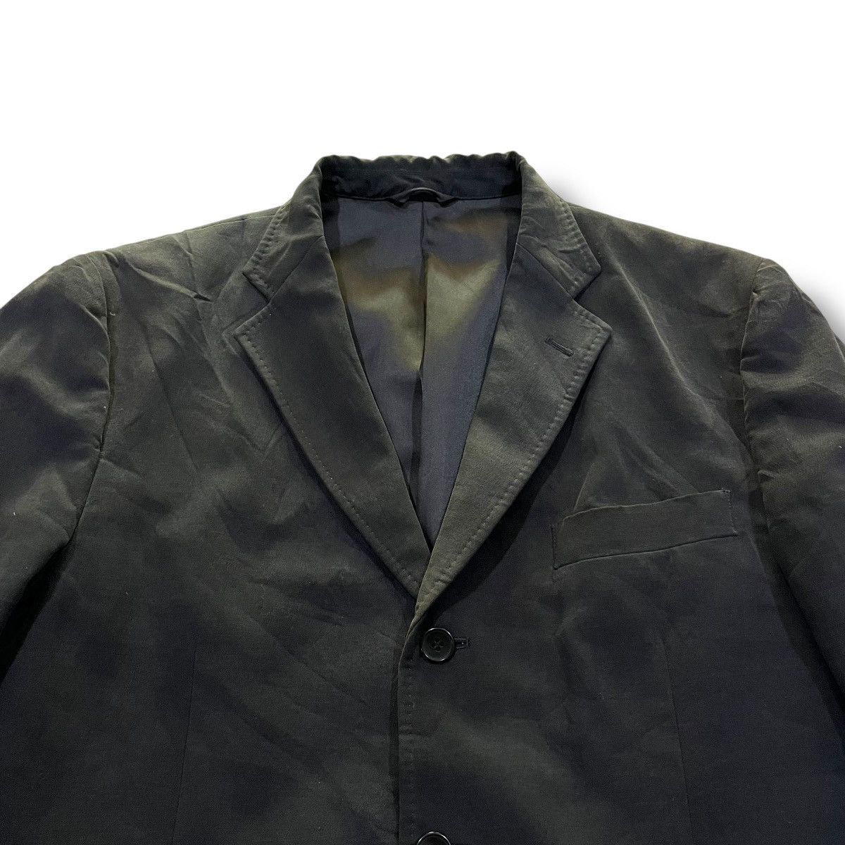 Hiroko Koshino Homme × Japanese Brand × Vintage VINTAGE HIROKO KOSHINO HOMME BLAZER COAT Size US L / EU 52-54 / 3 - 4 Thumbnail