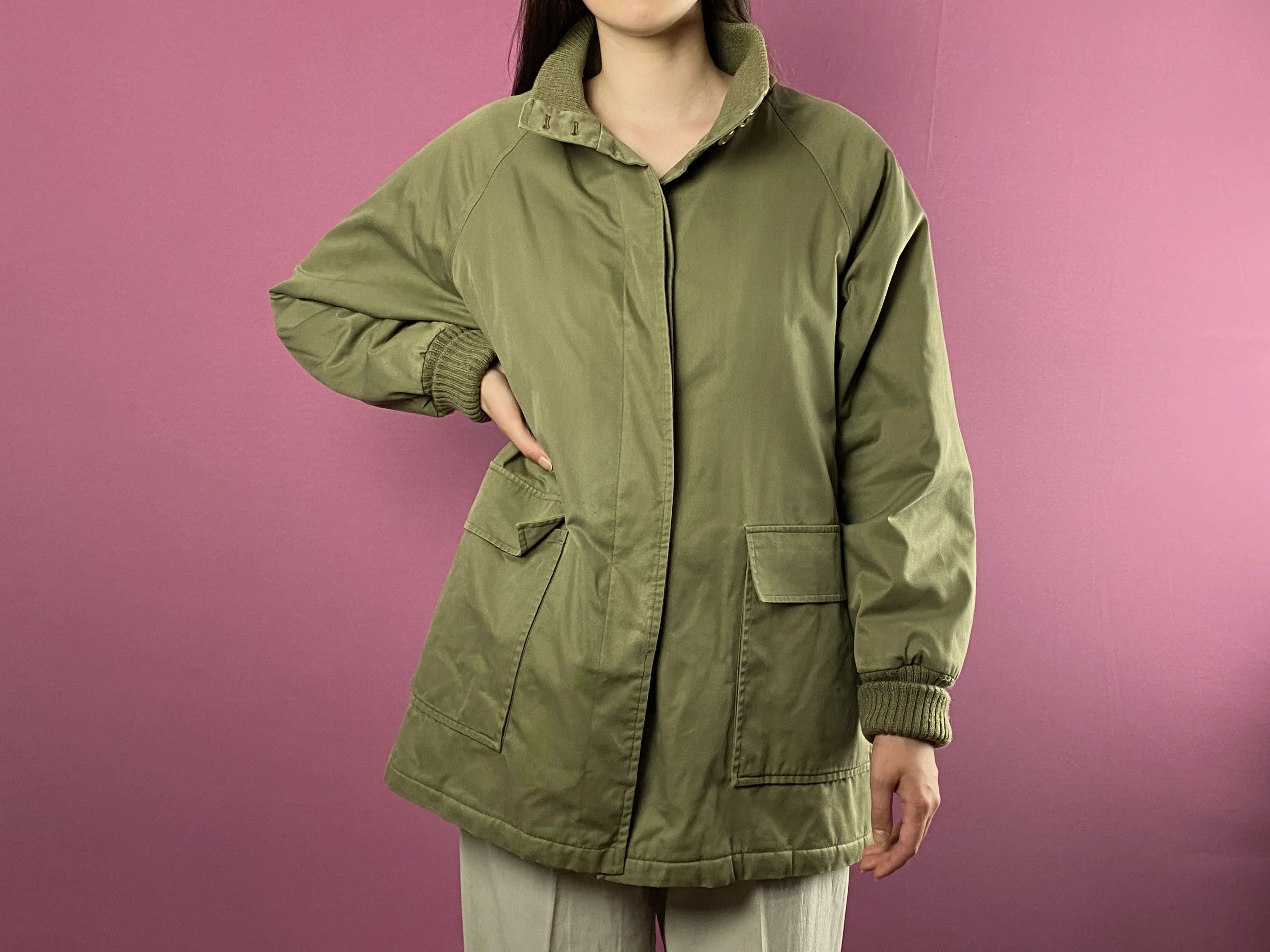 Burberry 80s Burberrys Vintage Women's Coat - L Size L / US 10 / IT 46 - 4 Thumbnail