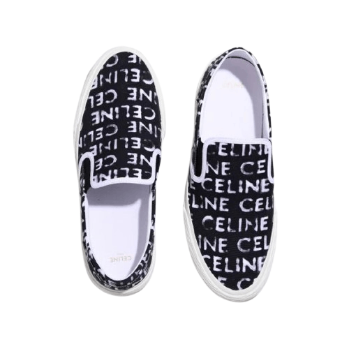 Celine o1bcso1str1225 346932355C Low-Top Sneakers Black/Optic White Size US 11 / EU 44 - 2 Thumbnail