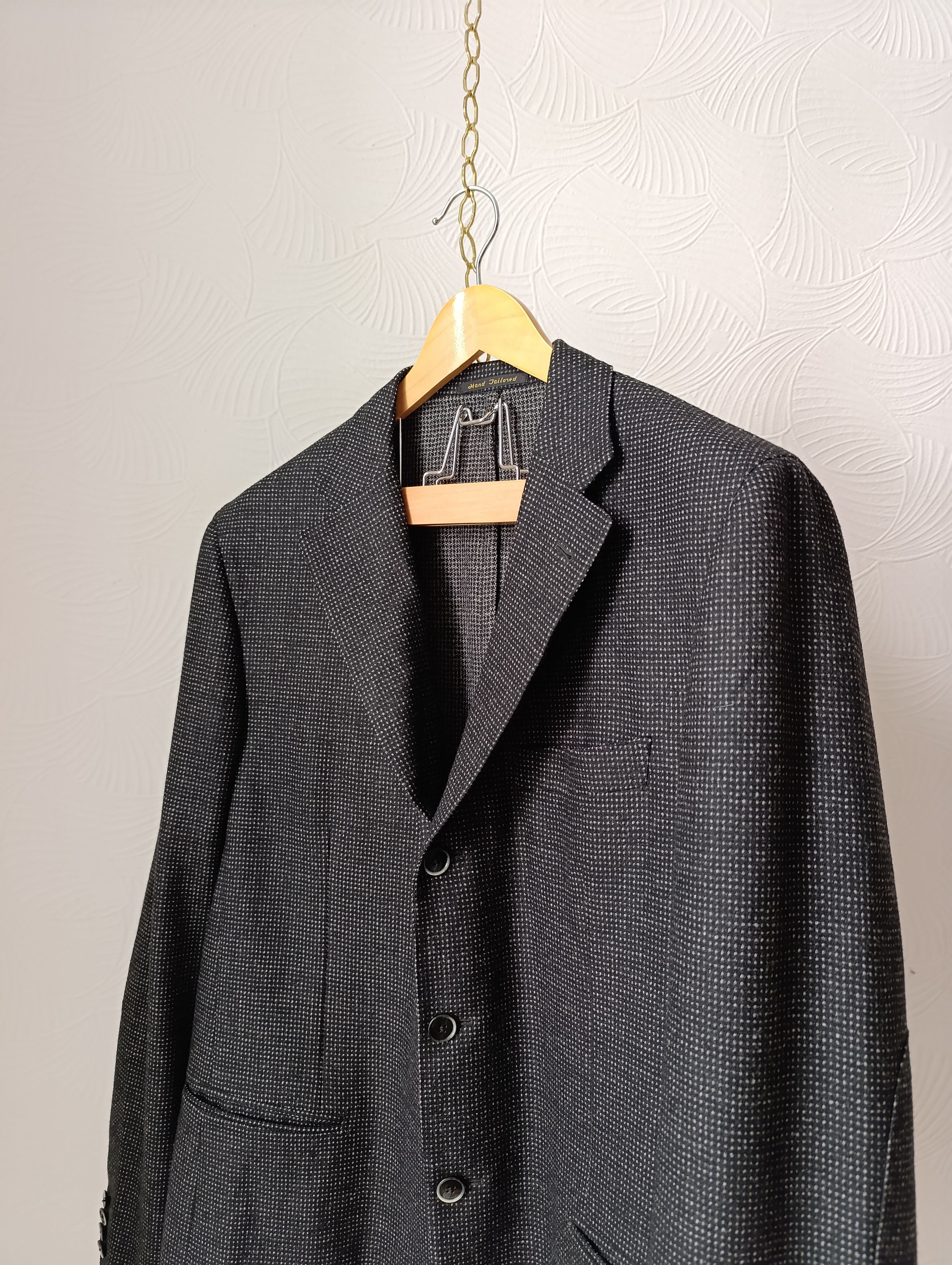 Loro Piana WOOL MENS BLAZER MADE OF LORO PIANA ZELANDER MATERIAL Size 54R - 5 Thumbnail