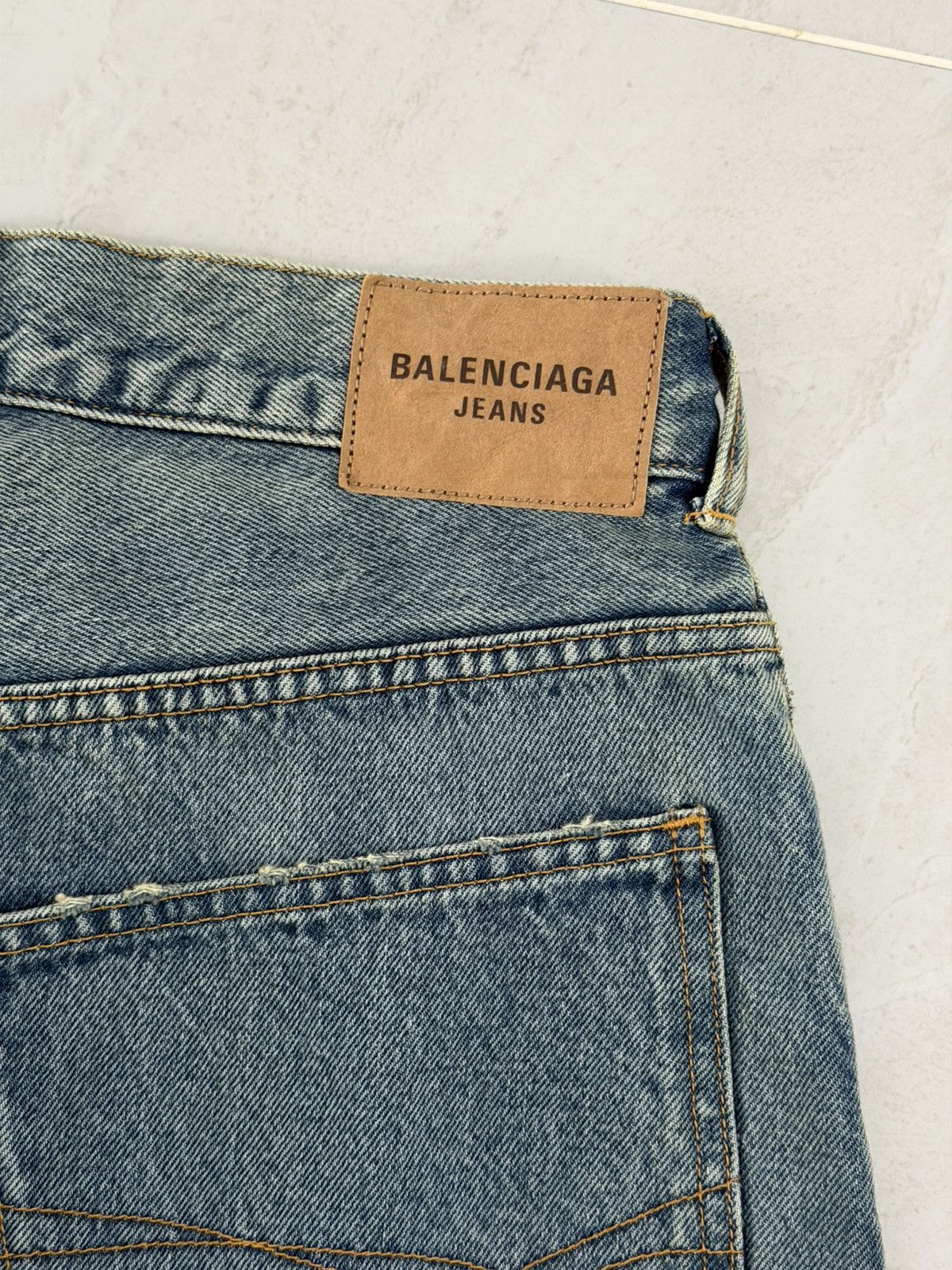 Balenciaga Balenciaga Oversized Baggy Japanese Denim Blue Denim Sz.XXS Size US 28 / EU 44 - 4 Thumbnail