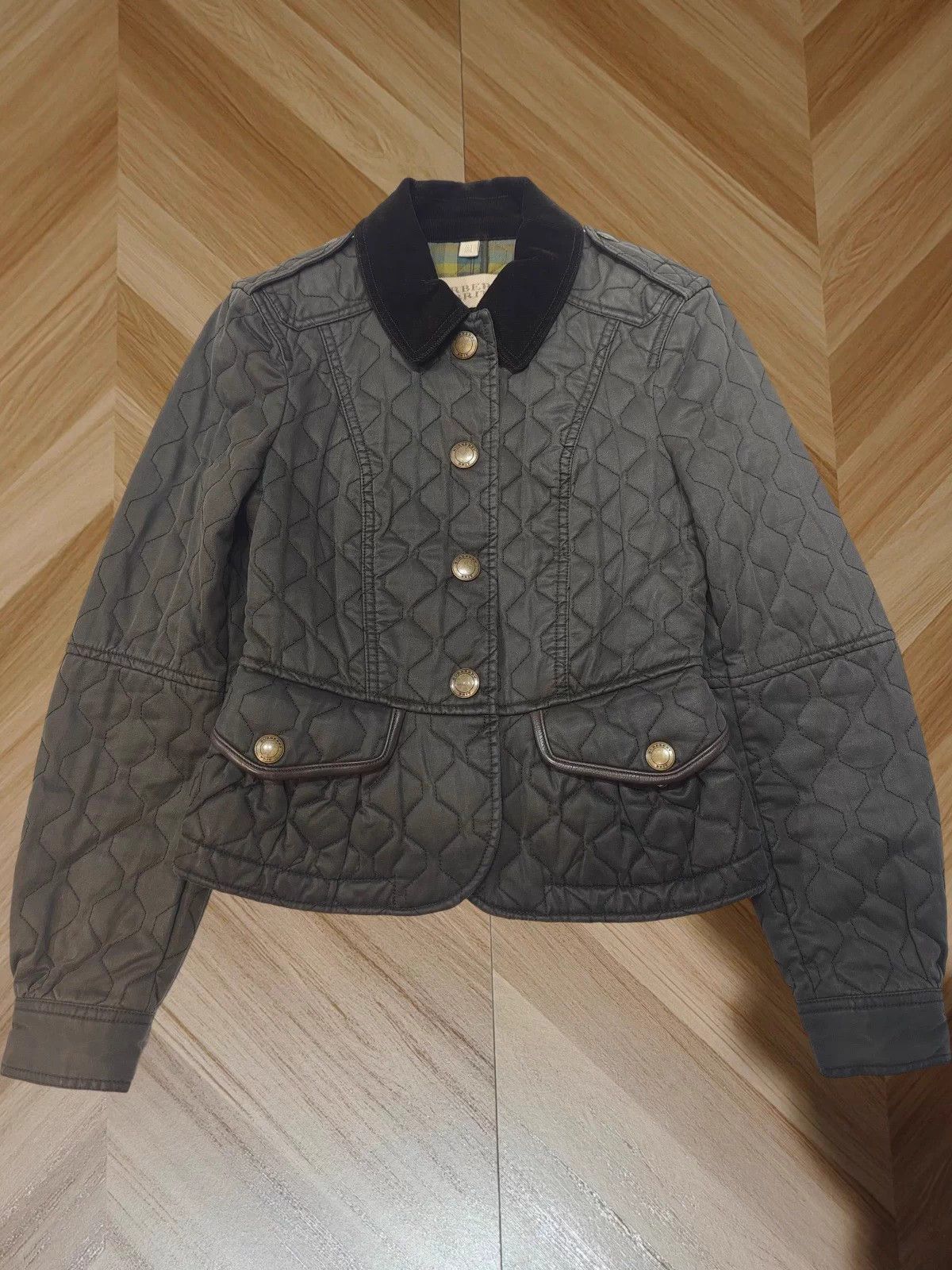 Burberry 99 New Burberry Corduroy Jacket 36 Size XS / US 0-2 / IT 36-38 - 1 Thumbnail
