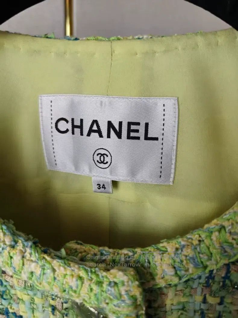 Chanel Chanel Green coat Size XXS / US 00 / IT 34 - 4 Thumbnail