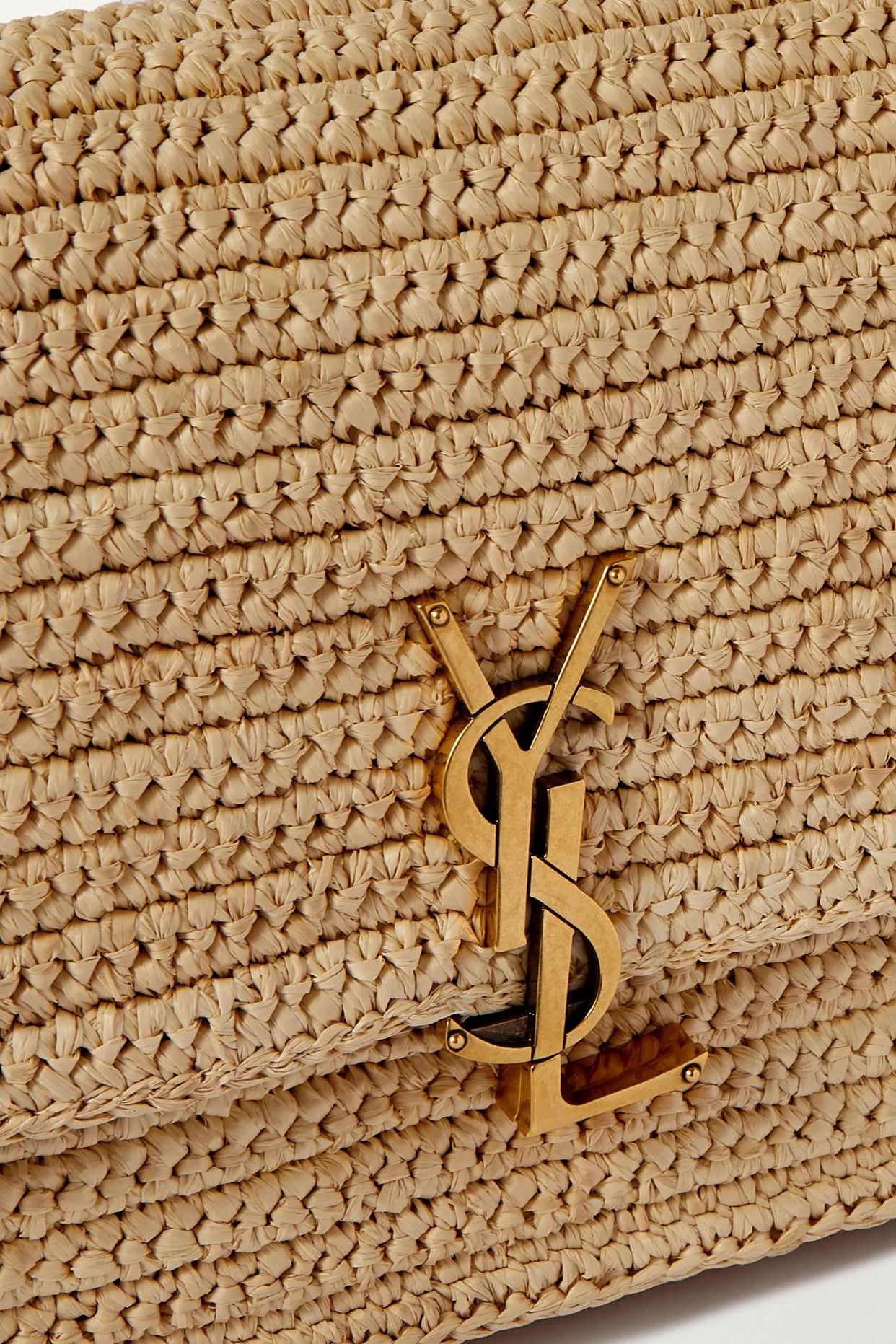 Saint Laurent Paris o1s1wg110924 Size: OS / Solferino Medium Bag in Light Gold Size ONE SIZE - 2 Thumbnail
