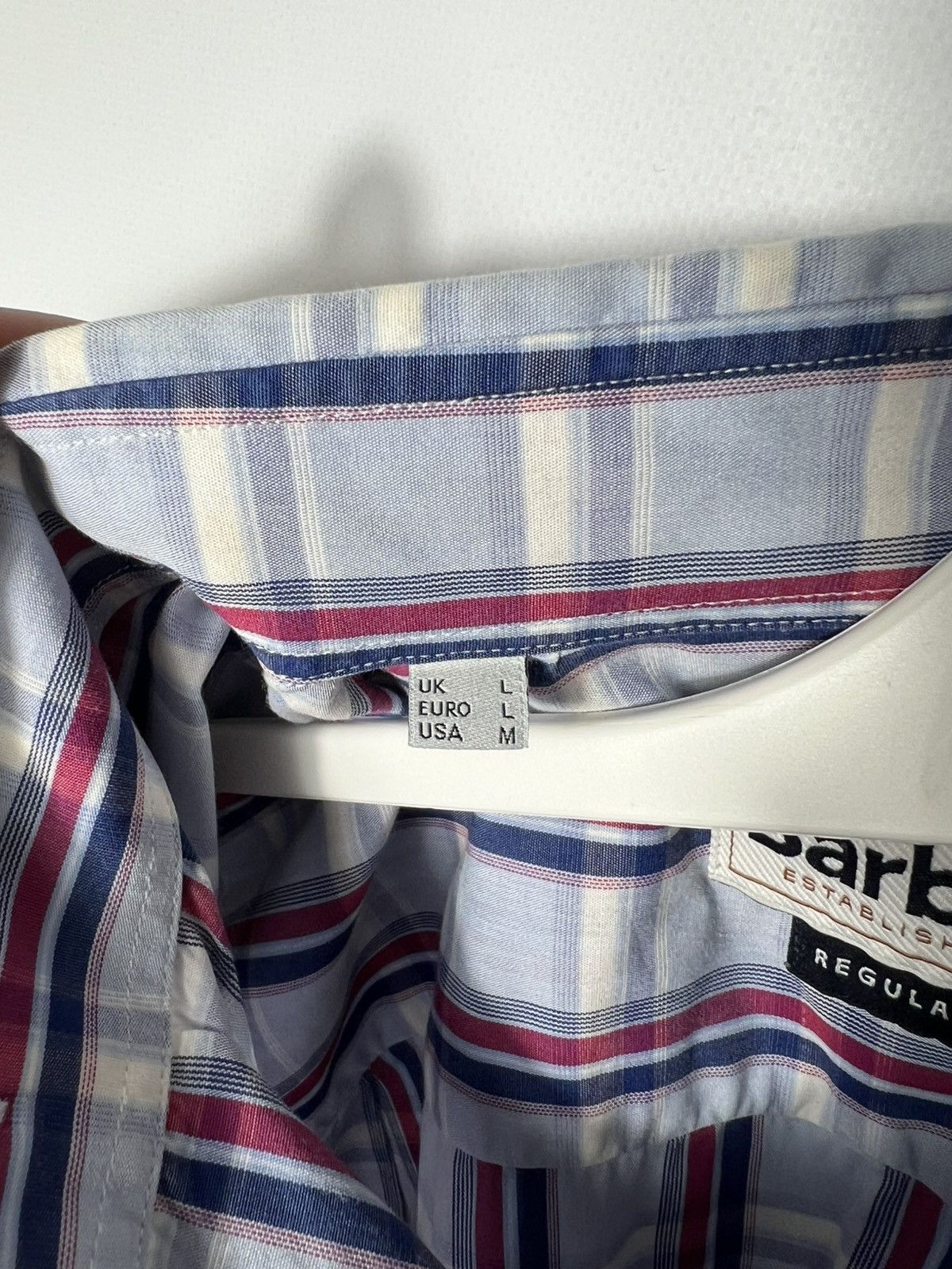 Barbour Vintage streetwear designer Barbour Plaid Button Up Shirt Size US L / EU 52-54 / 3 - 6 Thumbnail