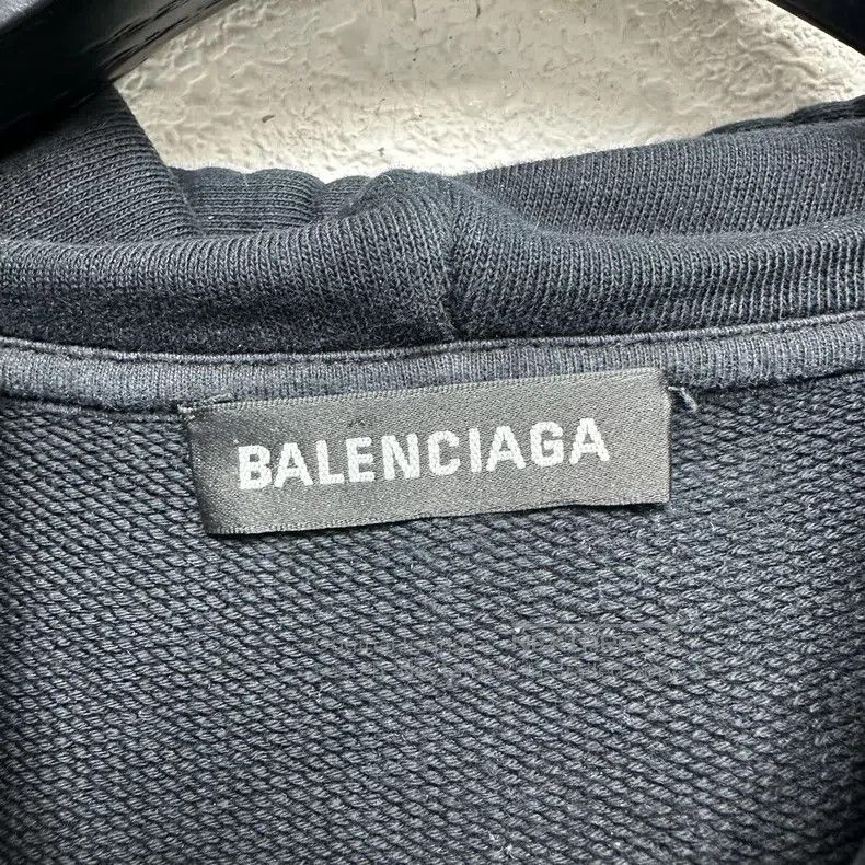 Balenciaga Balenciaga Black Wheat Ear Hooded Sweatshirt Size US S / EU 44-46 / 1 - 3 Thumbnail