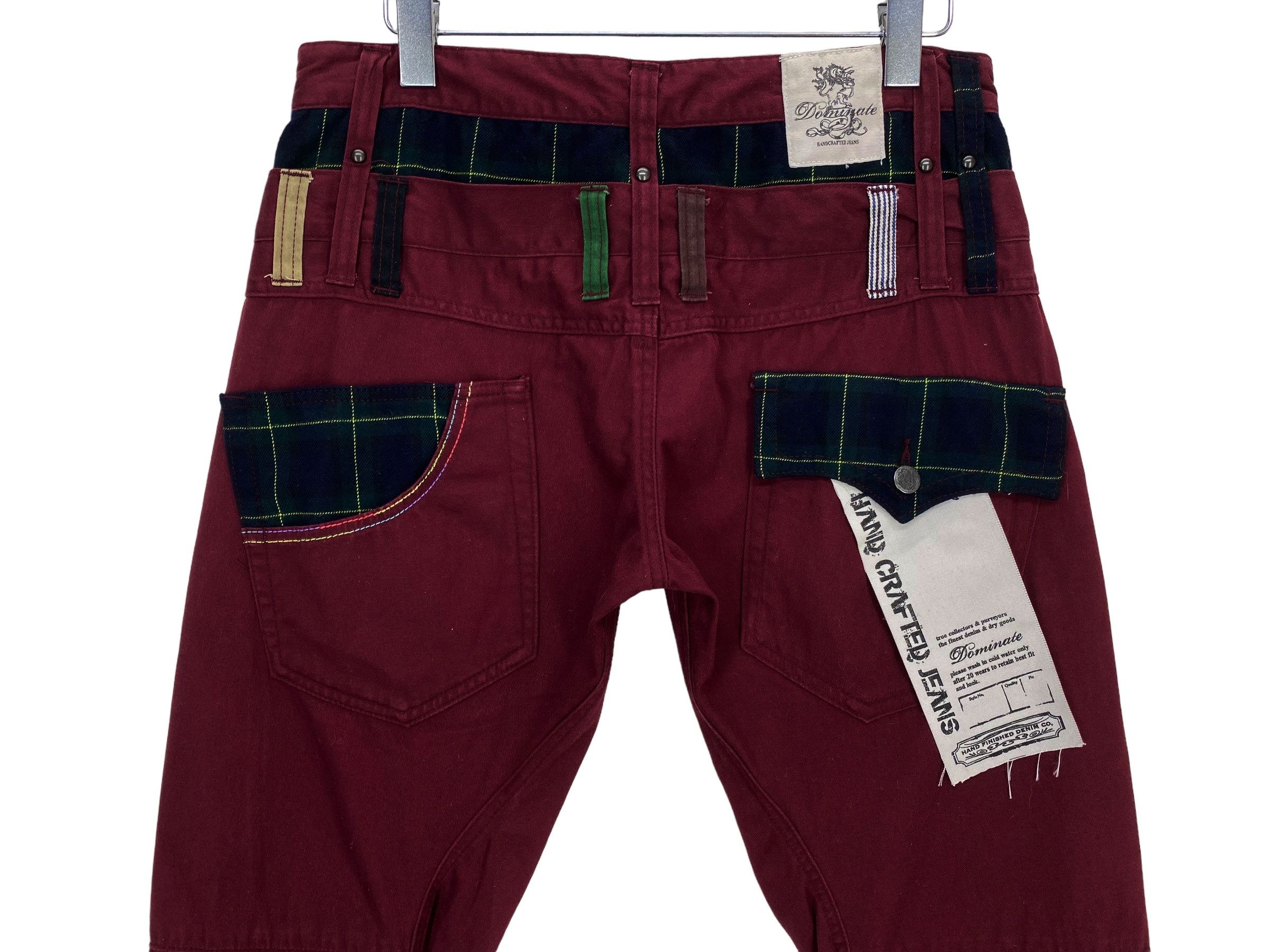 Japanese Brand Dominates Double Waist Pants - Japanese Selvedge Denim Size US 32 / EU 48 - 7 Thumbnail
