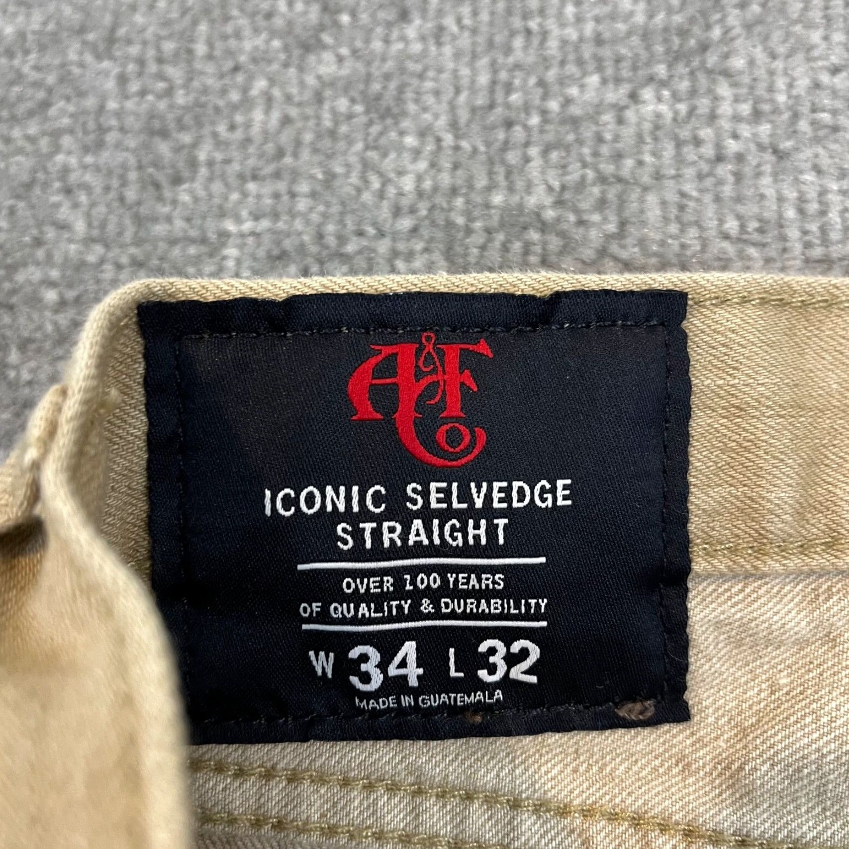 Abercrombie & Fitch VINTAGE Abercrombie & Fitch Pants Mens 34x32 Brown Straight Jean Casual Men Size US 34 / EU 50 - 3 Thumbnail