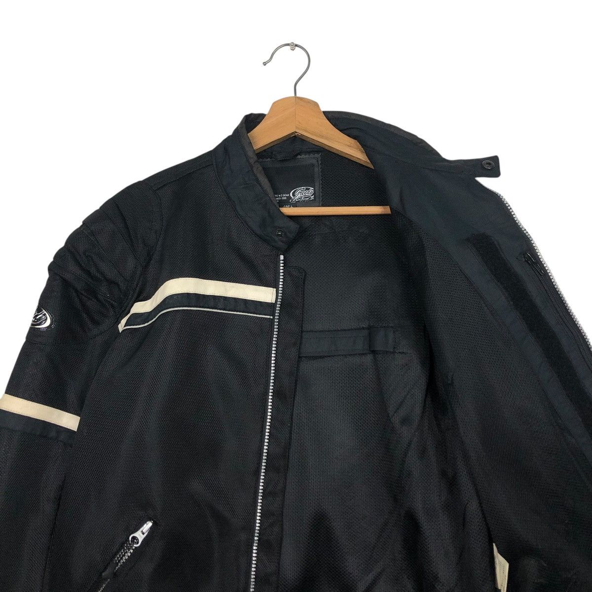 Japanese Brand 🔥RICH BLACK VINTAGE RACING BIKER JACKET GREEDY BIG LOGO Size US M / EU 48-50 / 2 - 14 Thumbnail