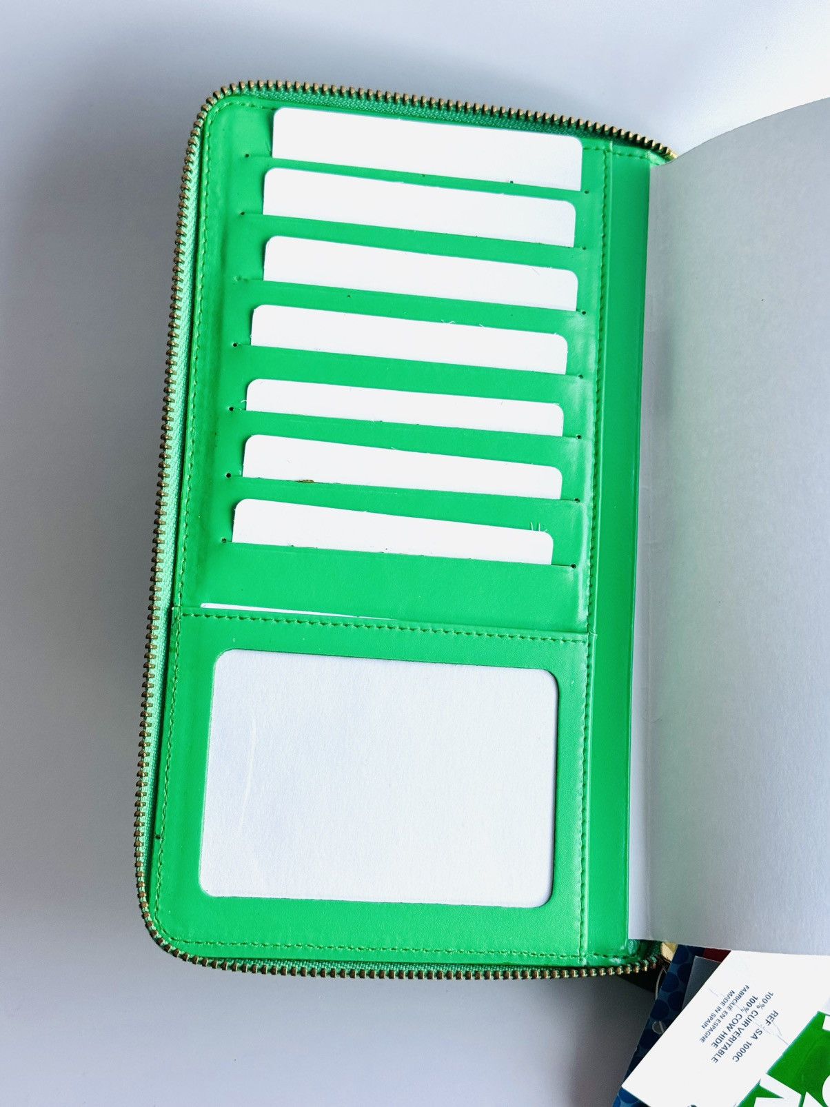 Comme des Garcons Comme Des Garcons wallet New York green large datebook case Size ONE SIZE - 6 Thumbnail