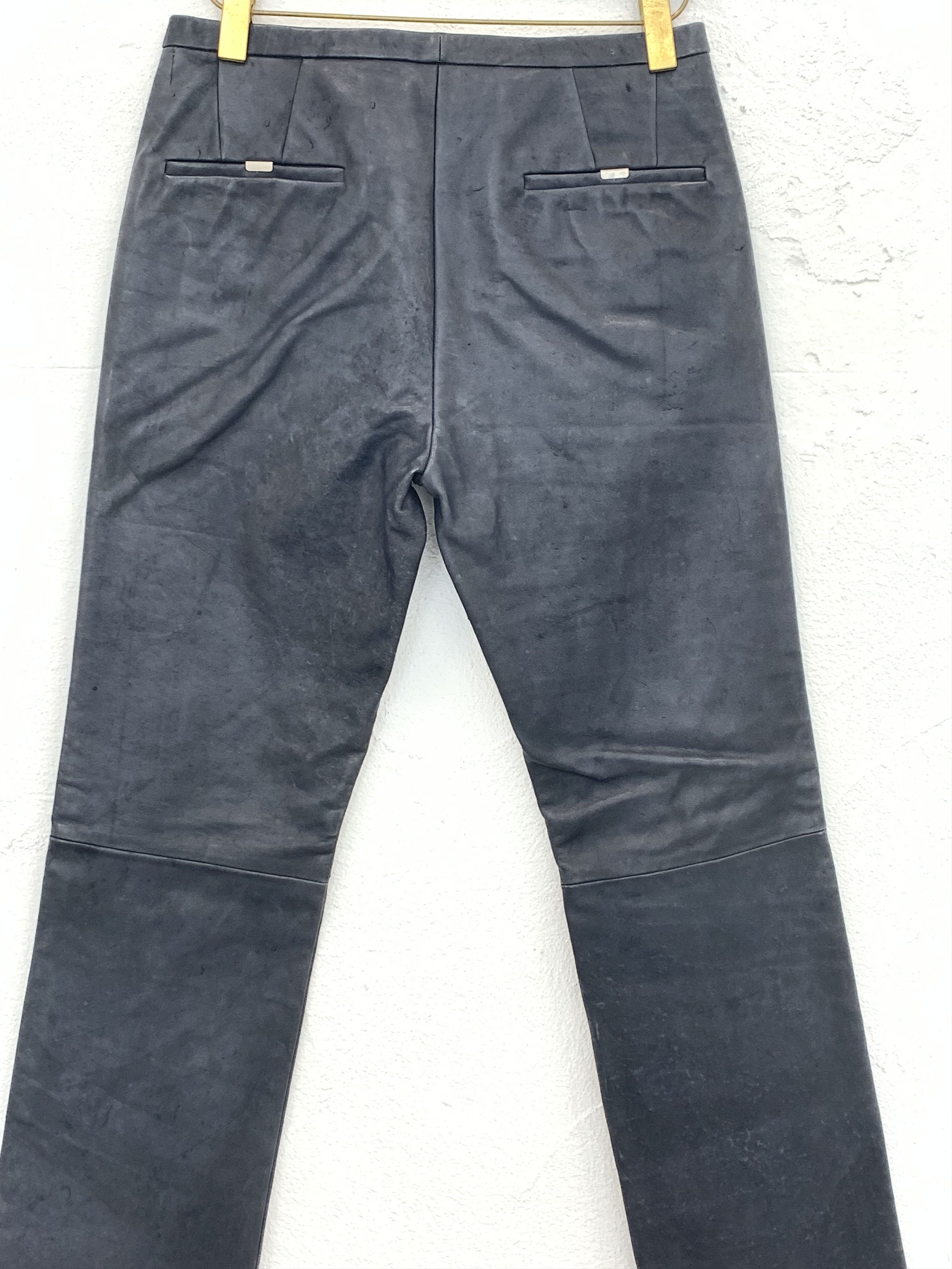 Carol Christian Poell SAMPLE CAROL CHRISTIAN POELL FALL 00 01 LEATHER PANTS Size US 34 / EU 50 - 3 Thumbnail