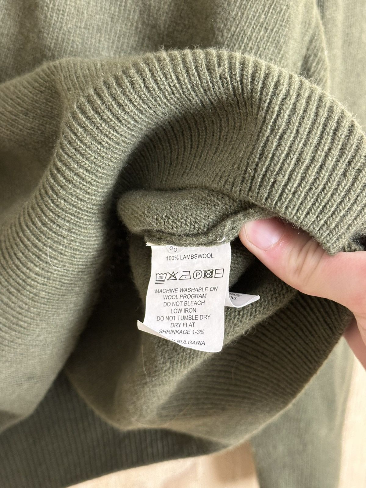 Laksen Sporting 🔥 Laksen Sporting Wool Sweater Pullover V Neck Luxury Size US XXL / EU 58 / 5 - 3 Thumbnail