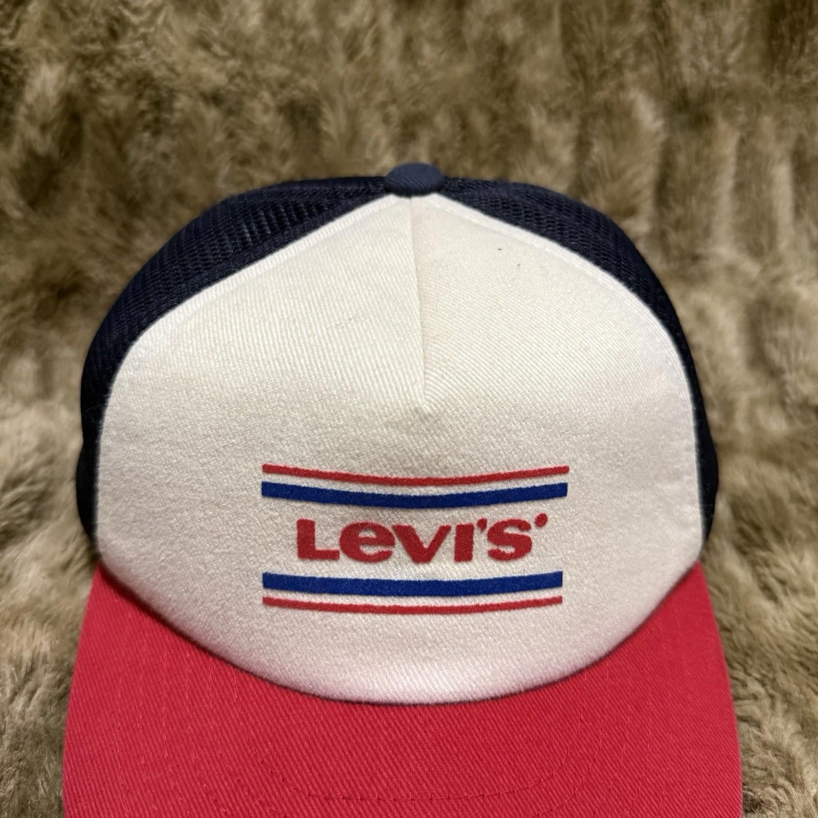 Levi's Vintage Levi’s Trucker Snapback Hat O/S Cap Men’s Size ONE SIZE - 2 Thumbnail