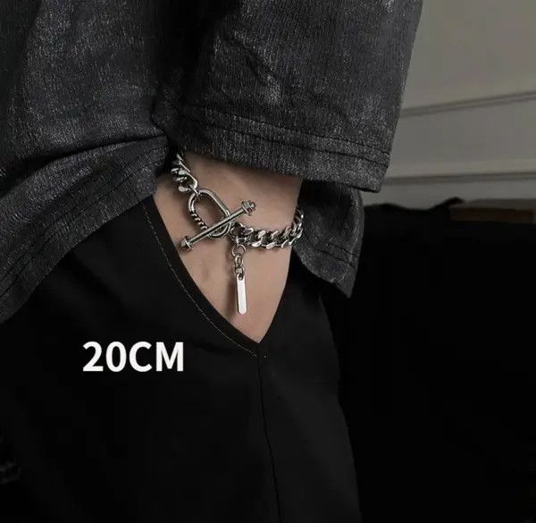 VIBE Buckle Chain Bracelets Streetwear Vintage Style Japanese Size ONE SIZE - 6 Thumbnail