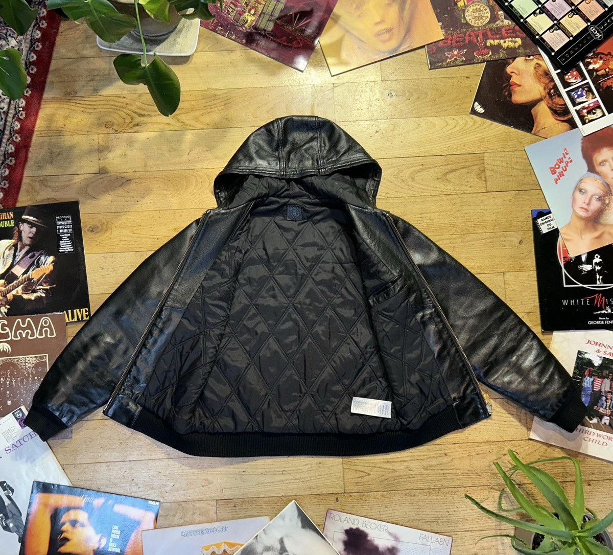 Carhartt Leather Carhartt VERY RARE balenciaga opium style jacket Size US S / EU 44-46 / 1 - 6 Thumbnail
