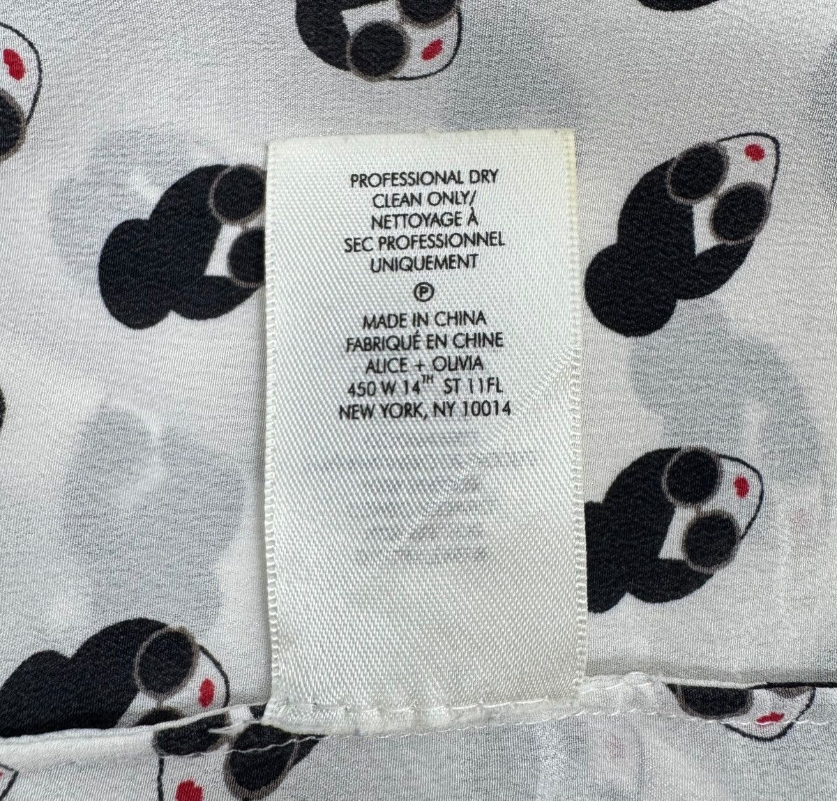 Alice + Olivia Alice + Olivia Stace Face Willa Silk Blouse Button Up Size XS / US 0-2 / IT 36-38 - 14 Thumbnail