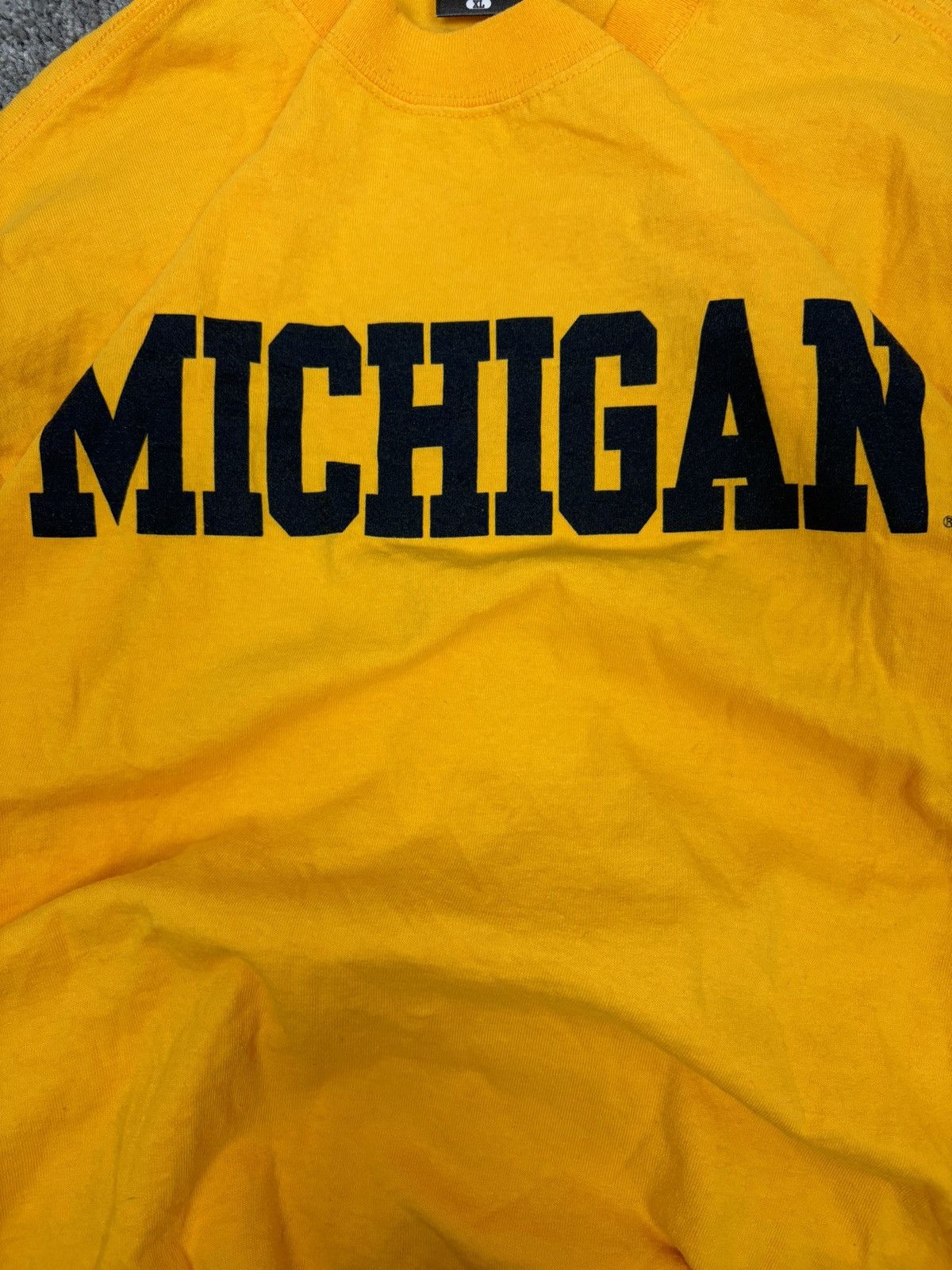 Vintage Vintage steve and barrys u of m michigan maize long sleeve t Size US XL / EU 56 / 4 - 2 Thumbnail
