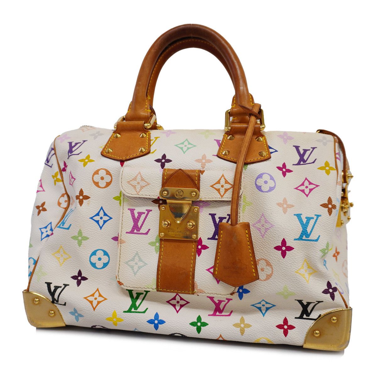 Louis Vuitton Handbag Monogram Multicolor Speedy 30 Bronze