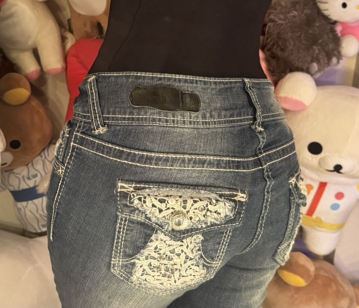 Other WALLFLOWER Early 2000’s Y2K Low-waisted, straight blue jeans Size 26" / US 2 / IT 38 - 5 Thumbnail