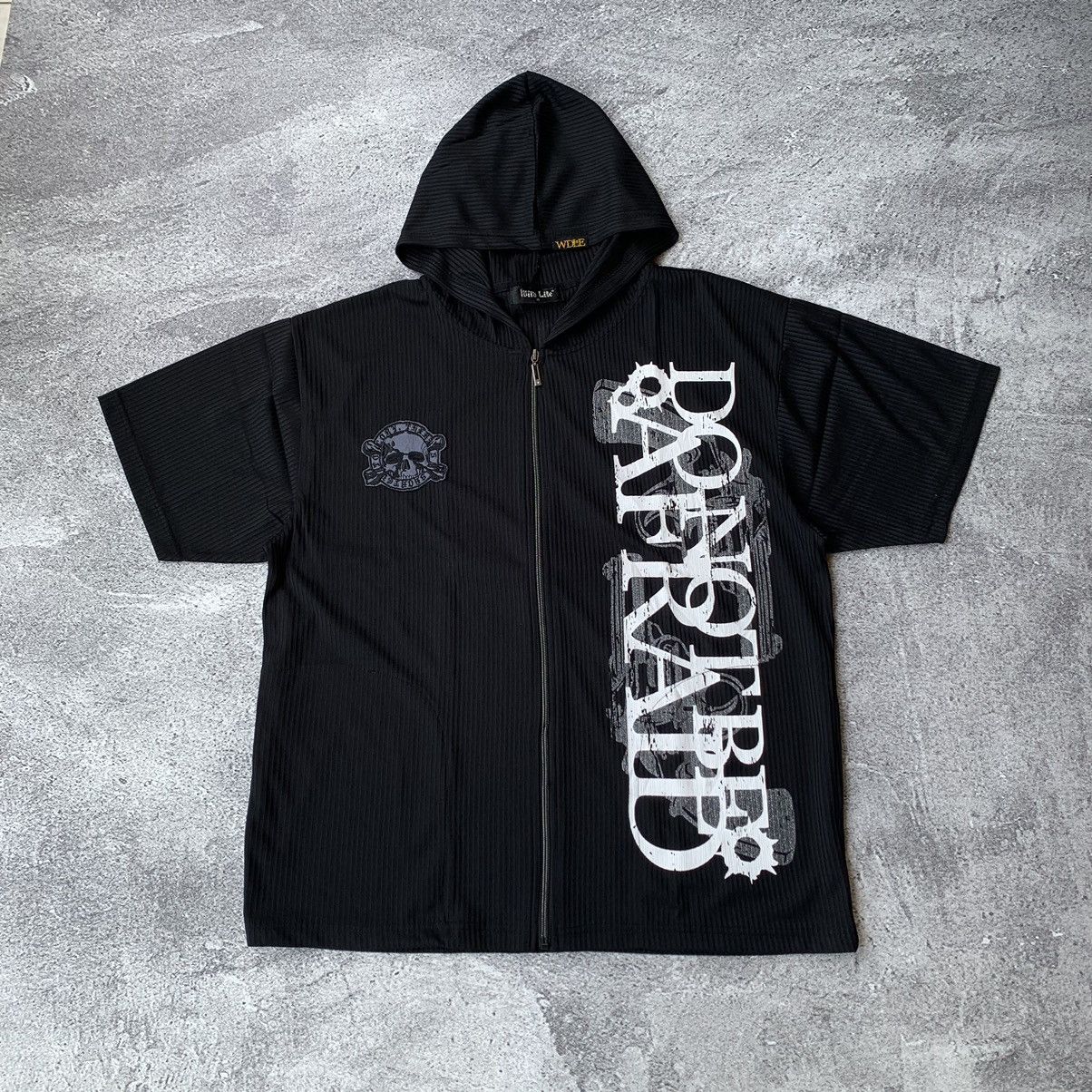 Wild Life Y2k Punk Skull ziphoodie - ifsixwasnine lgb style