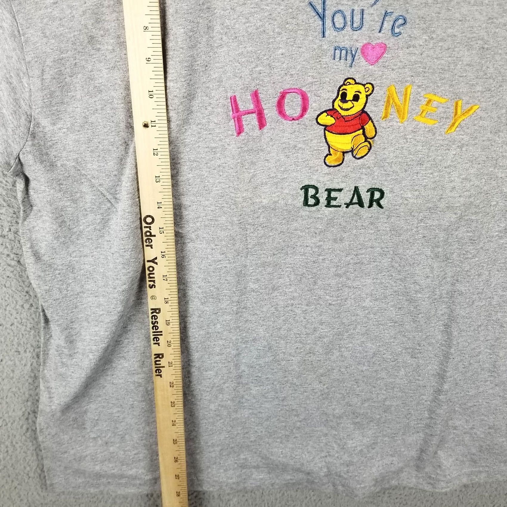 Vintage Vintage Winnie The Pooh Embroidered Shirt XL Gray Cotton blend Short Sleeve Crew Neck Men 90s Y2K Bratz Disney Geek Grunge Skater Size US L / EU 52-54 / 3 - 4 Thumbnail