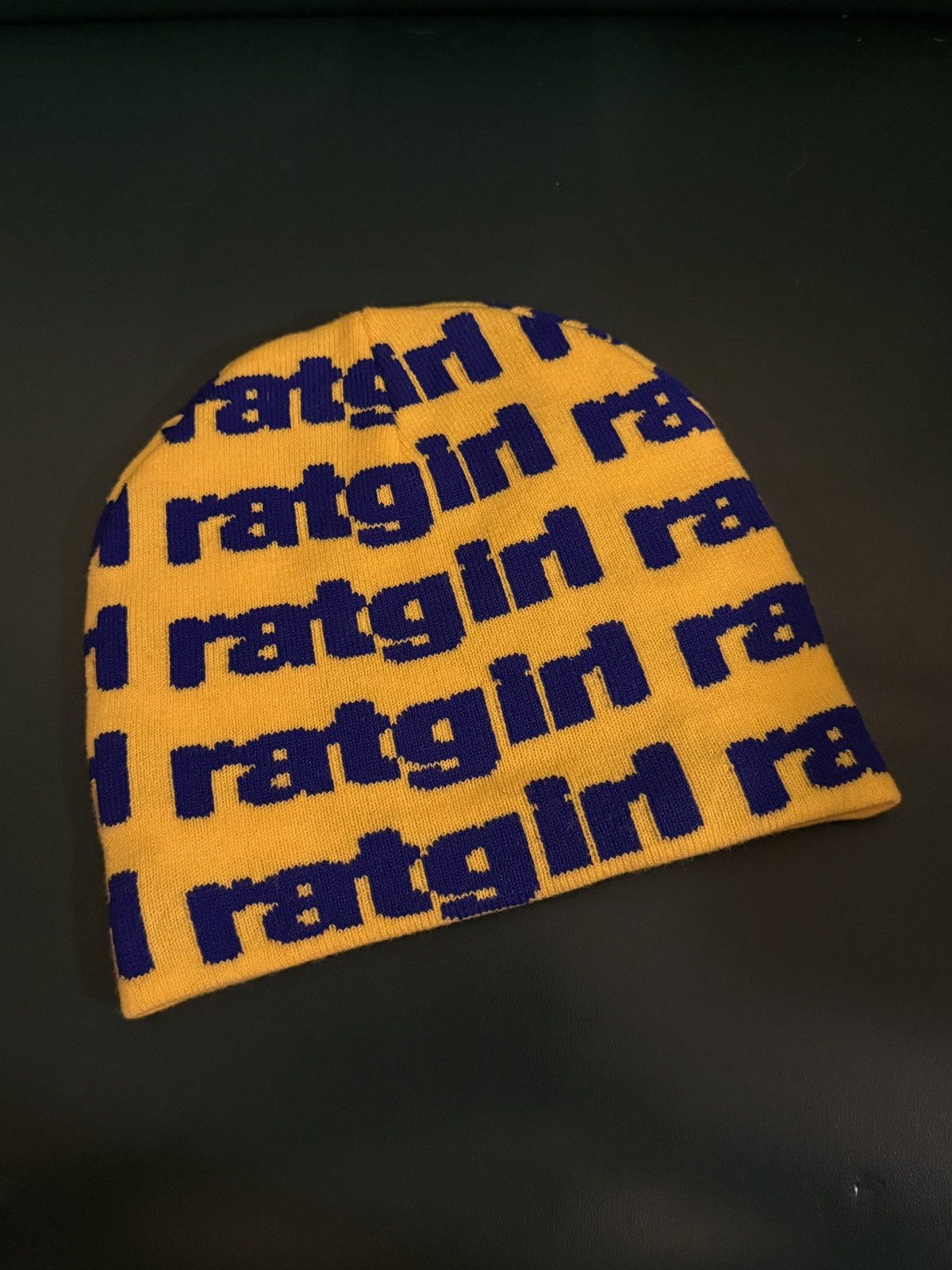 Stray Rats Stray Rats Ratgirl Beanie -Yellow Size ONE SIZE - 1 Thumbnail