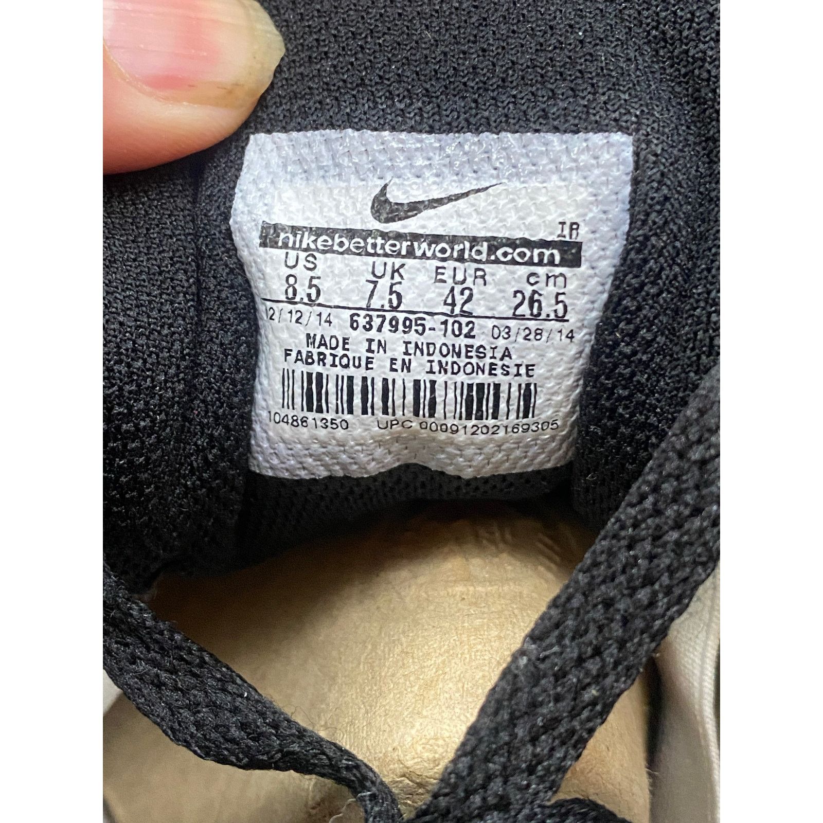 Nike Nike Air Trainer 1 2014 'Black Light Photo Blue' Low ST 8.5 Size US 8.5 / EU 41-42 - 6 Thumbnail