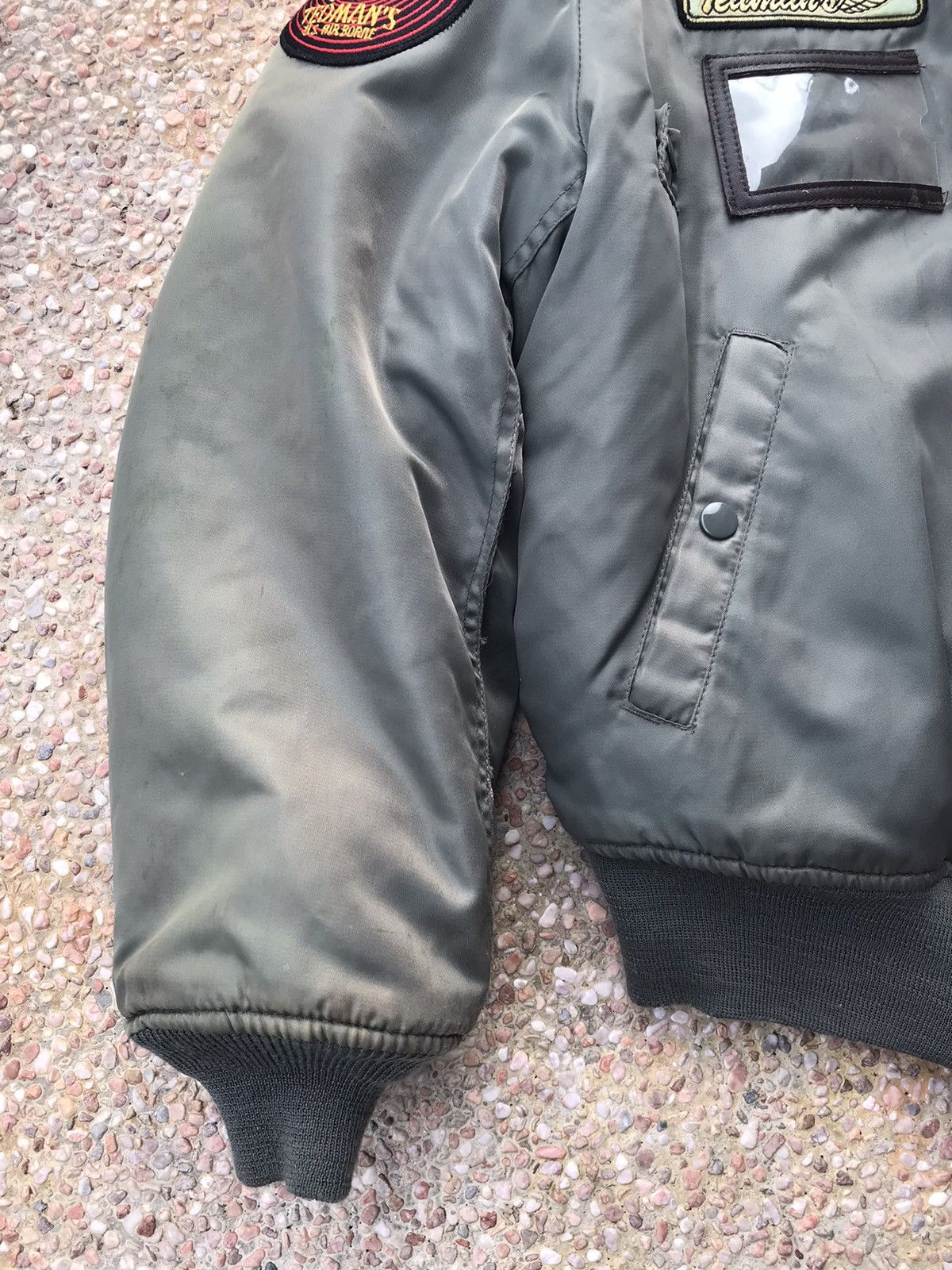 Tedman × Vintage Vintage Ted Man Embroidery Green Army Jacket Size US L / EU 52-54 / 3 - 11 Thumbnail